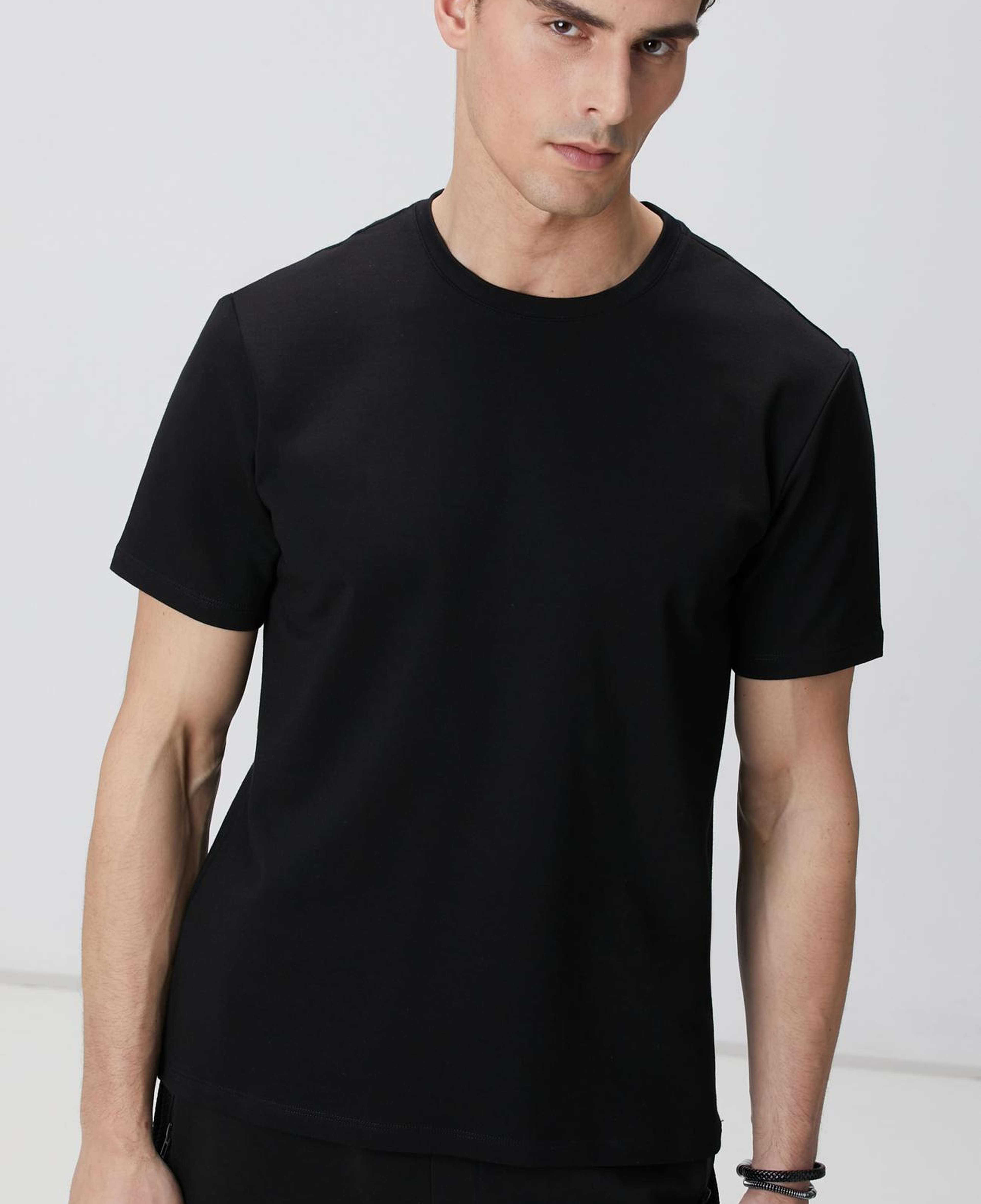 Network Erkek N-Tech Siyah Basic T-shirt
