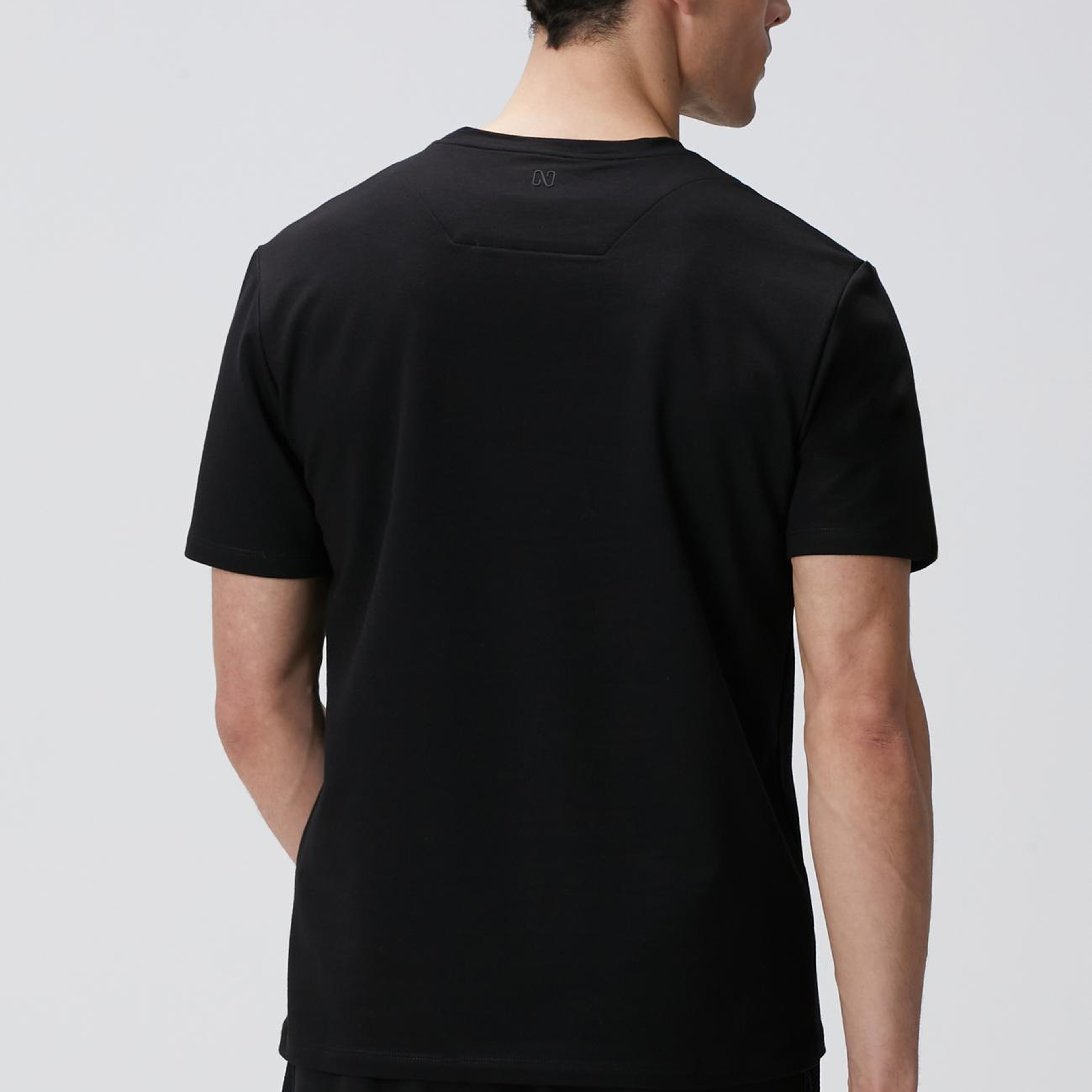 Network Erkek N-Tech Siyah Basic T-shirt