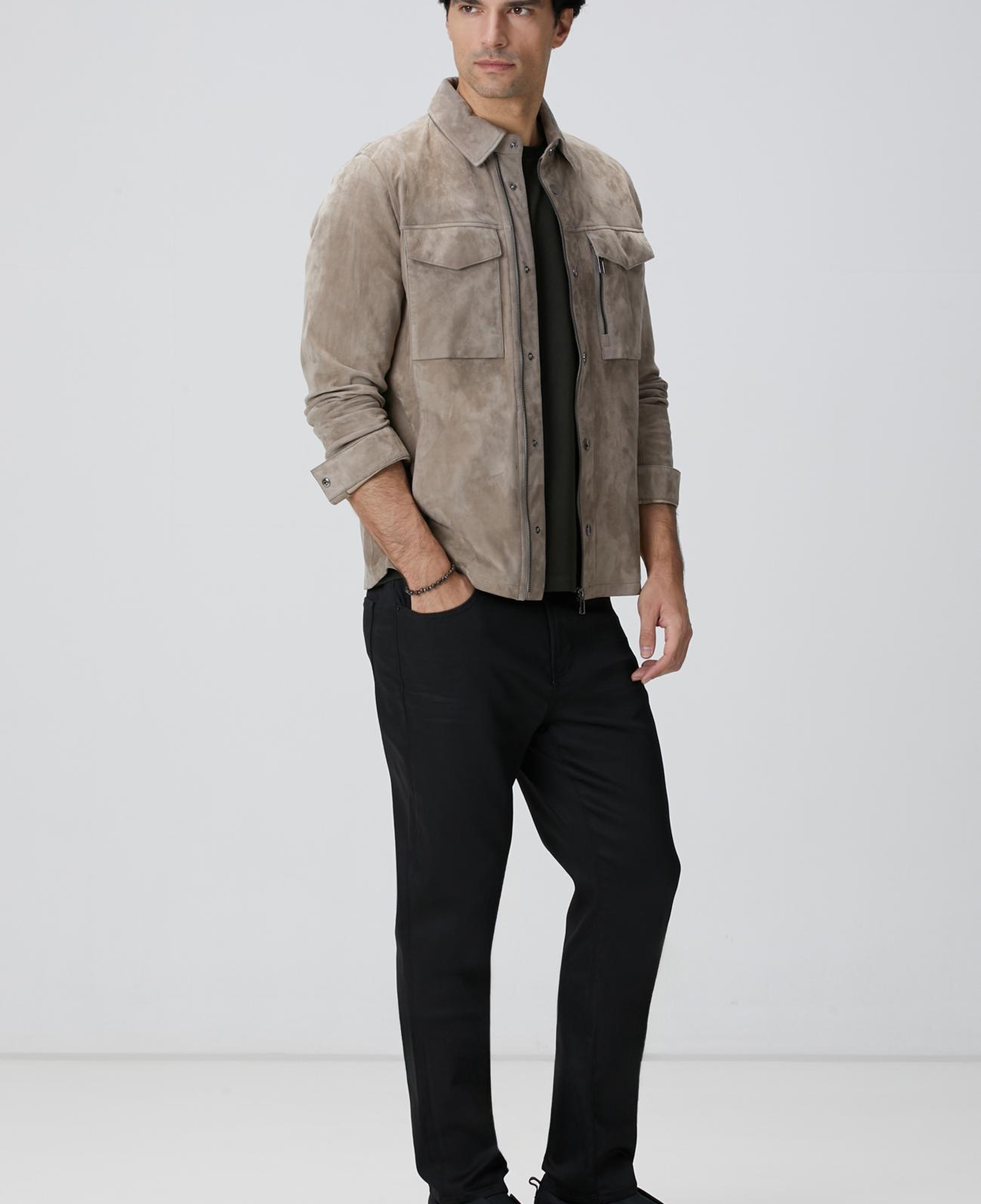 Network Erkek N-Tech Haki Basic T-shirt