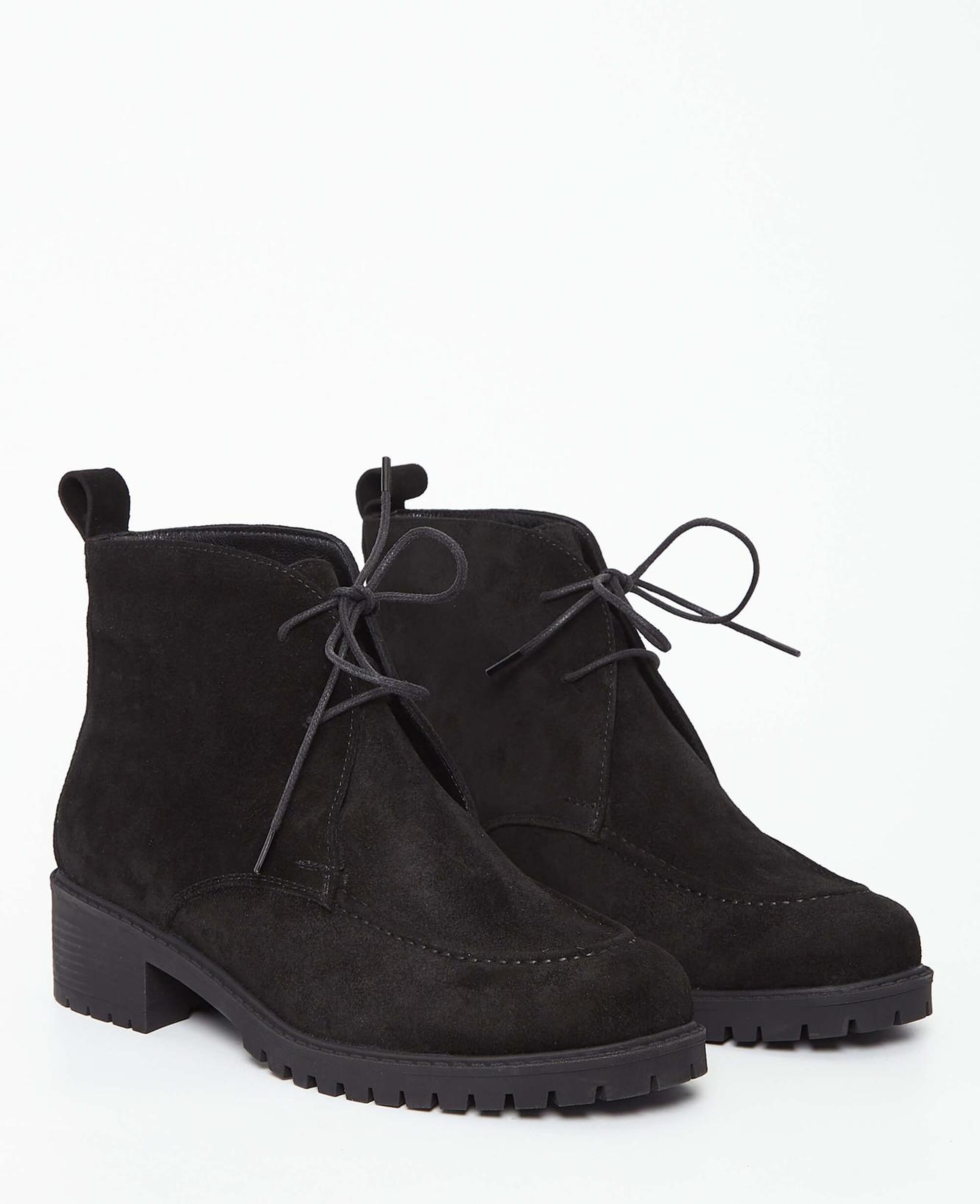 Tamer Tanca Kadın Hakiki Deri Siyah Süet Casual Bot