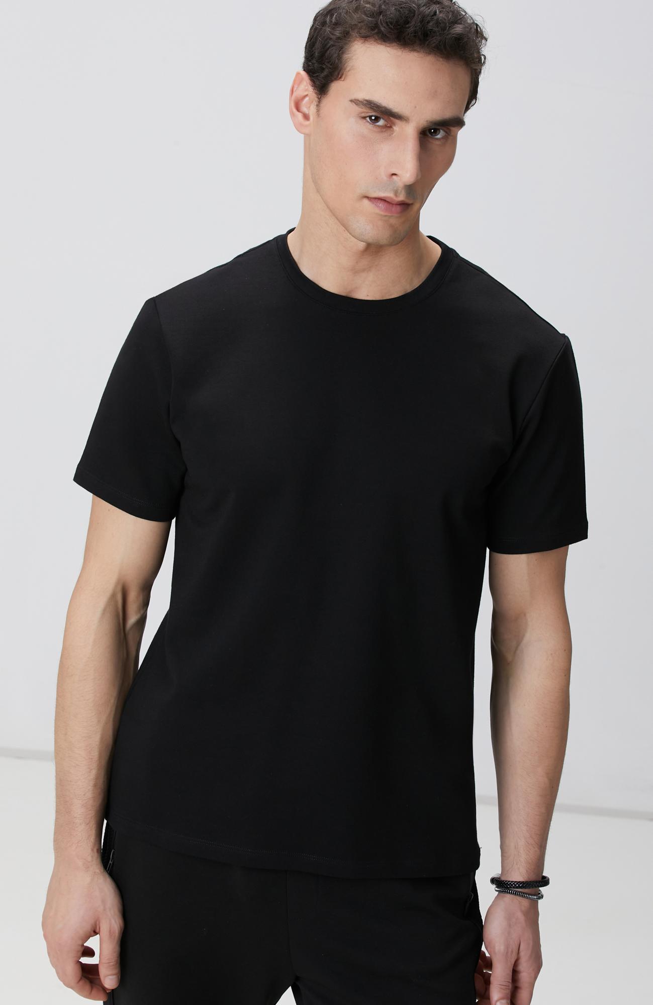 Network Erkek N-Tech Siyah Basic T-shirt