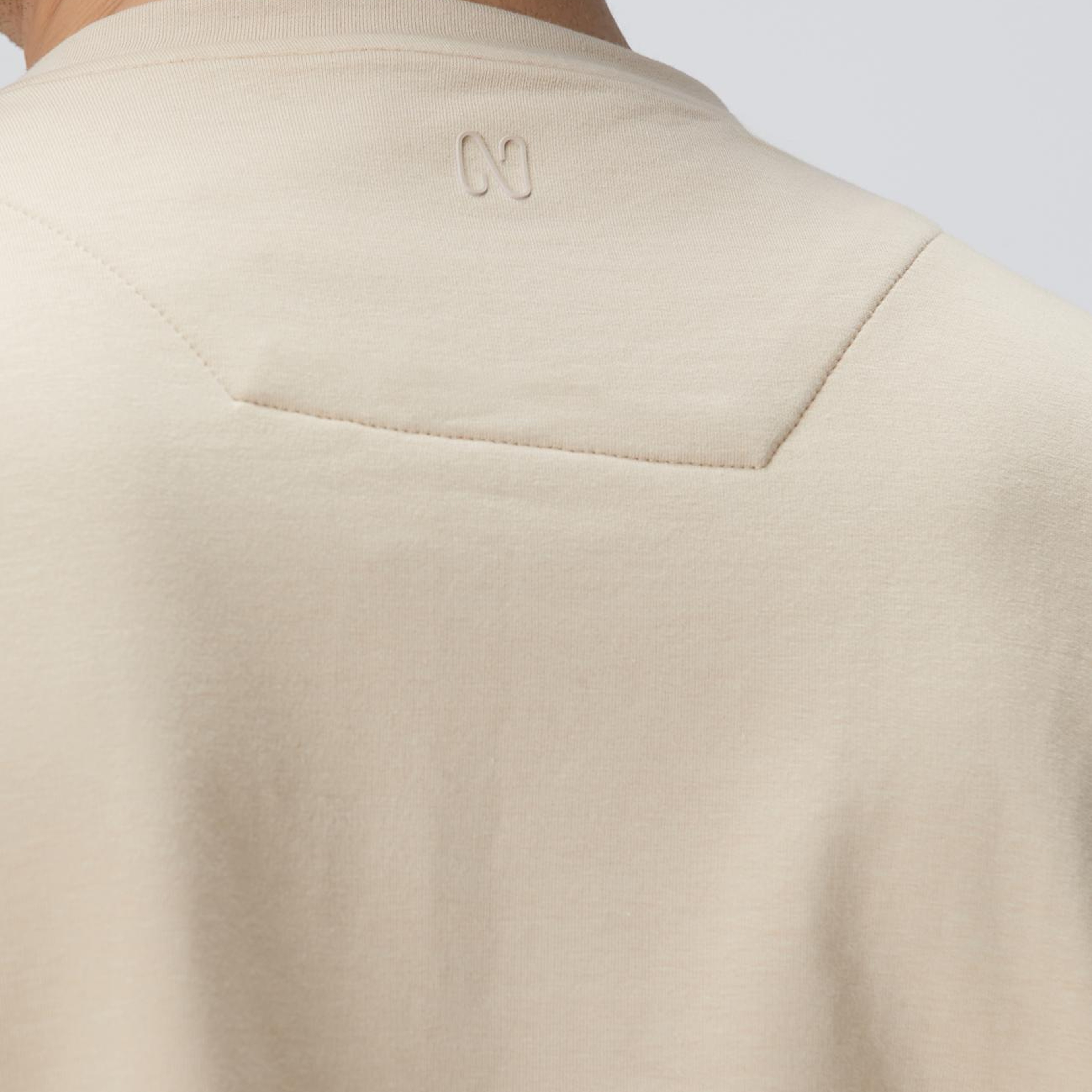 Network Erkek N-Tech Bej Basic T-shirt