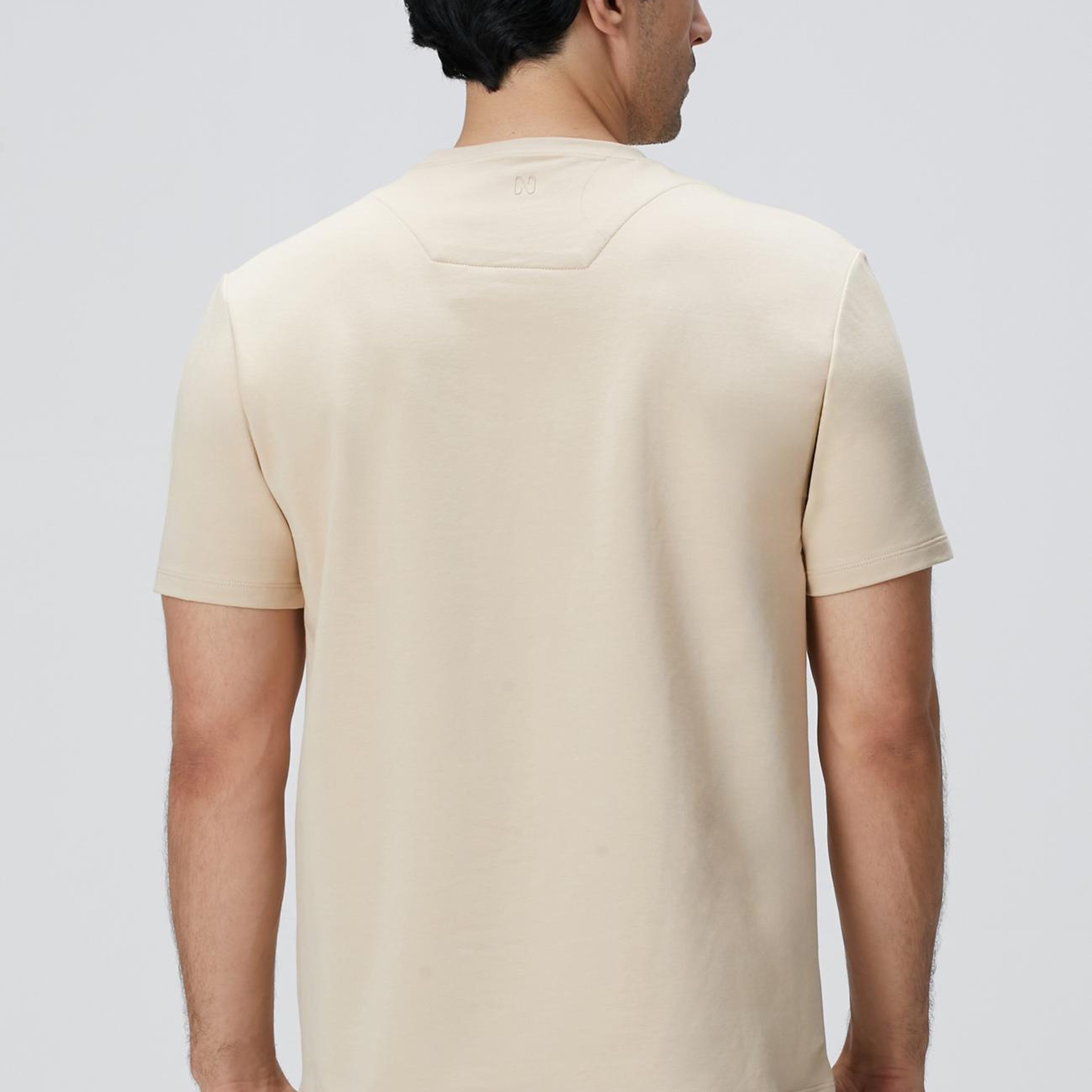 Network Erkek N-Tech Bej Basic T-shirt