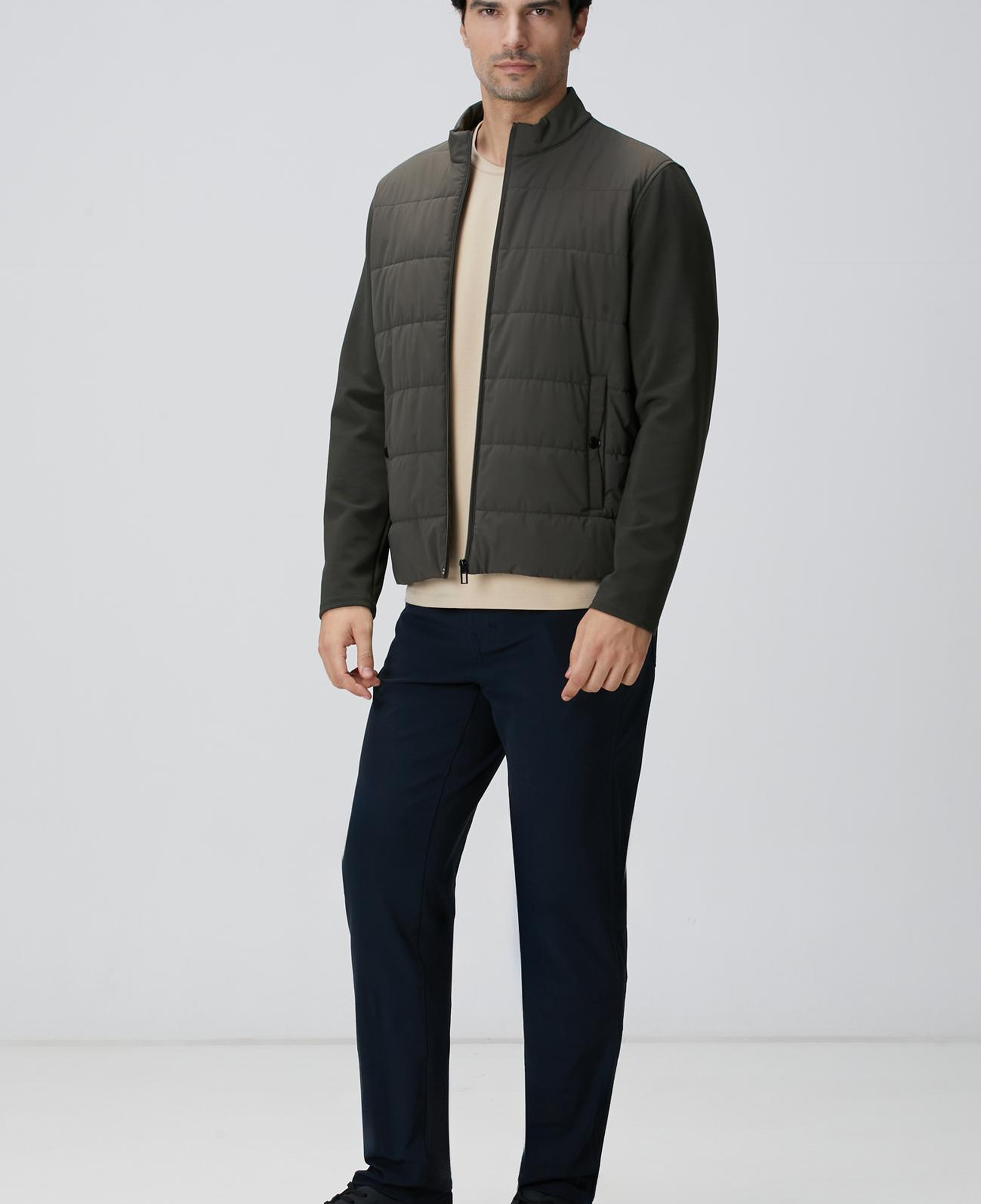 Network Erkek N-Tech Bej Basic T-shirt