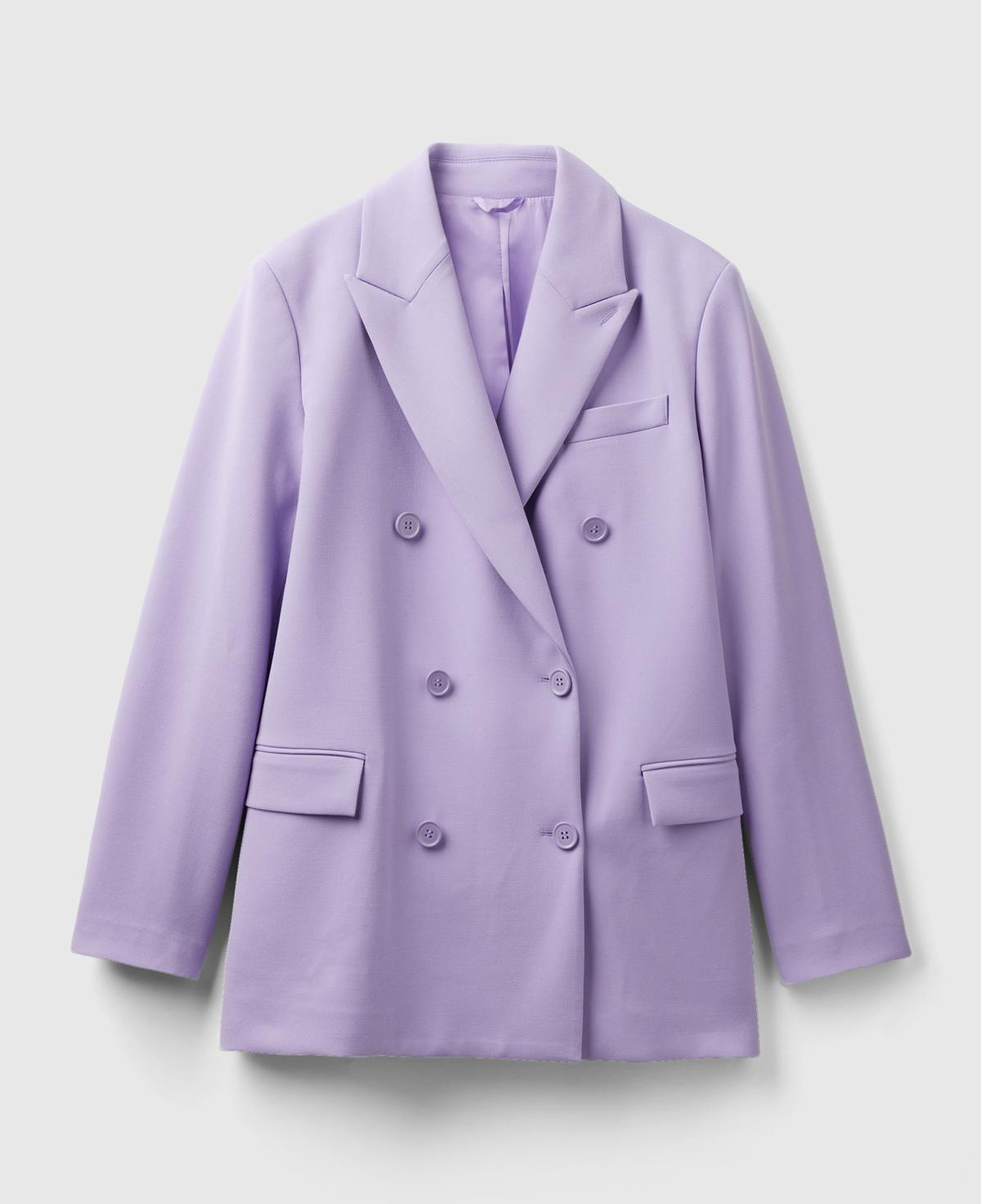 Kadın Lila Kruvaze Ceket