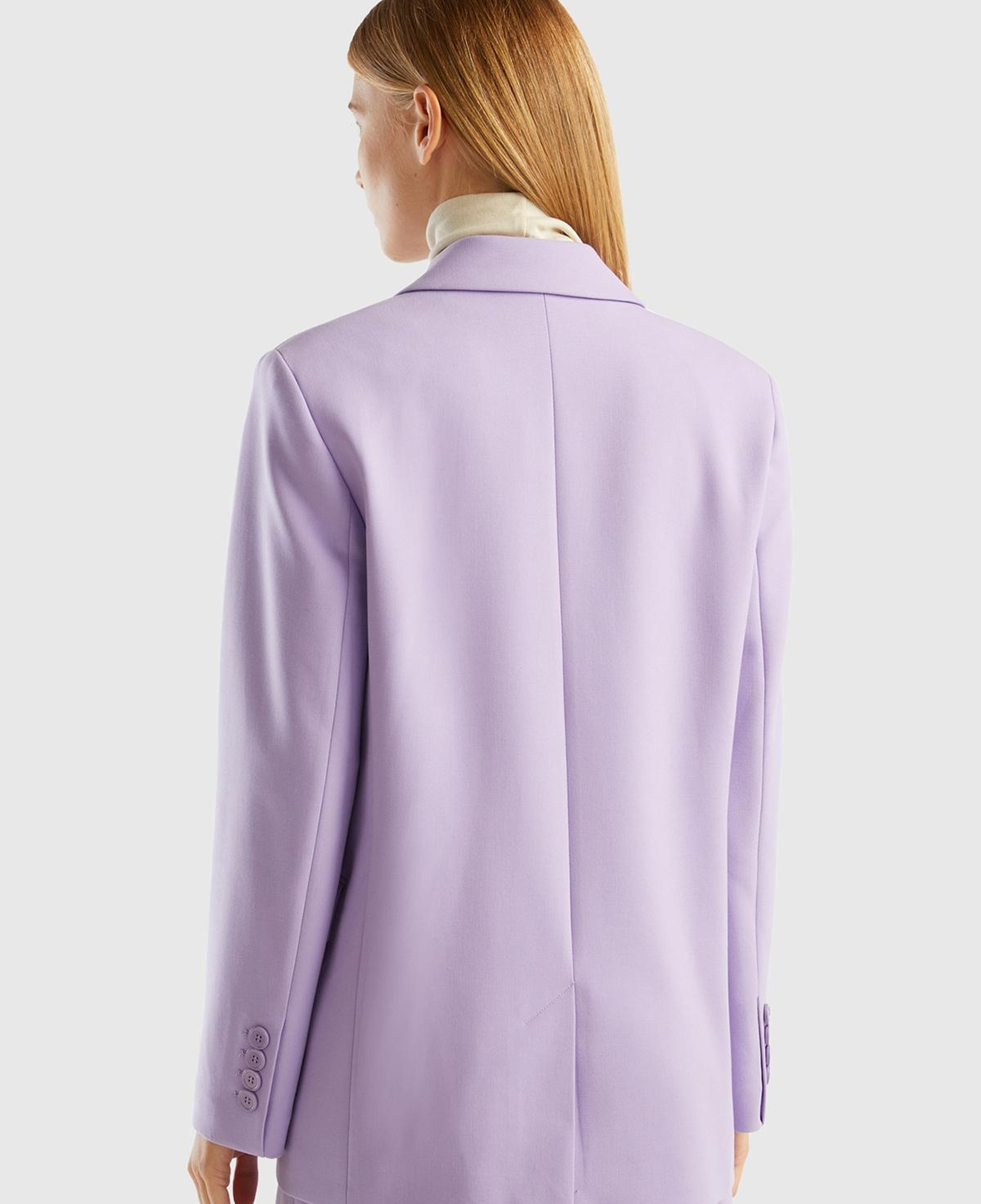 Kadın Lila Kruvaze Ceket