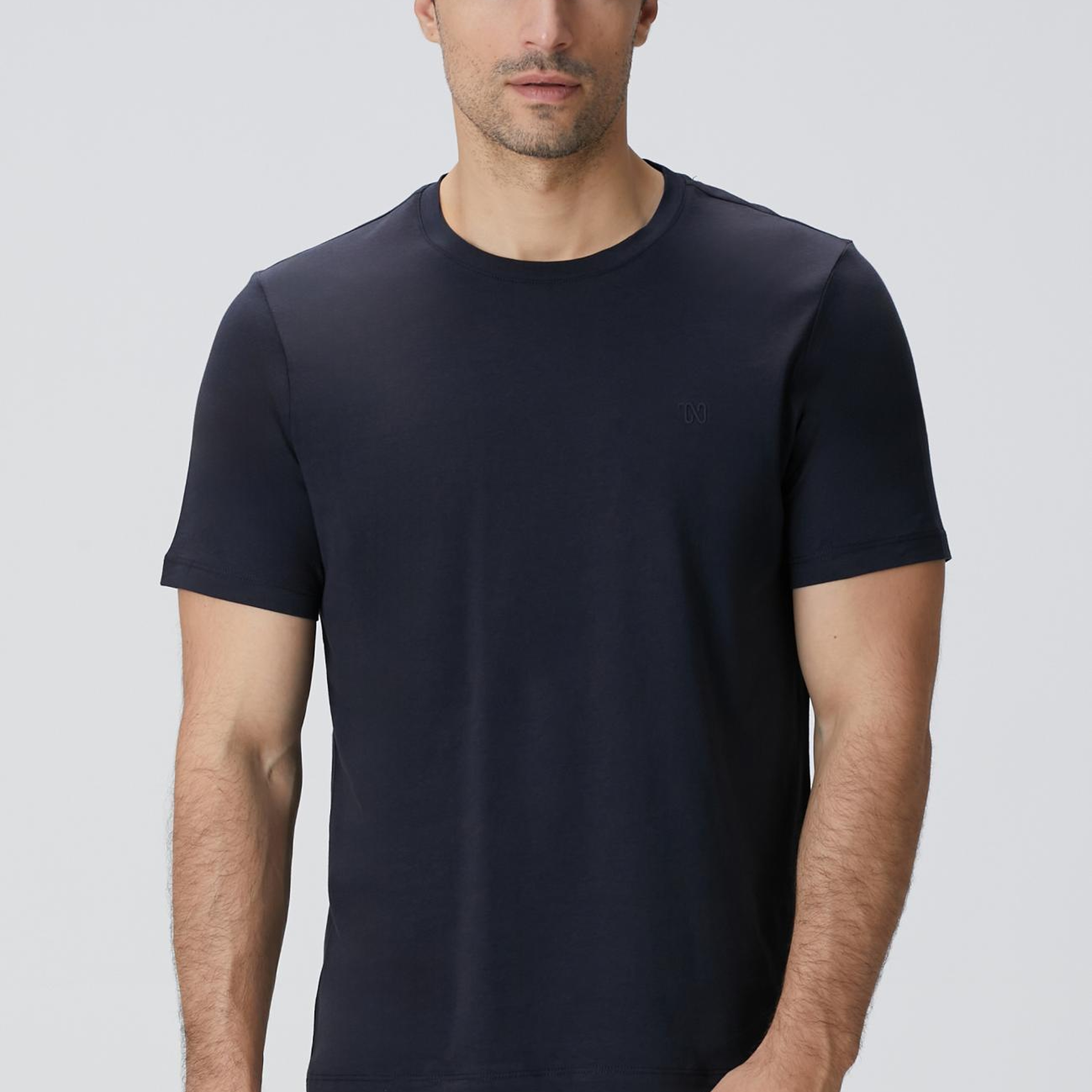 Network Erkek Lacivert Basic T-shirt