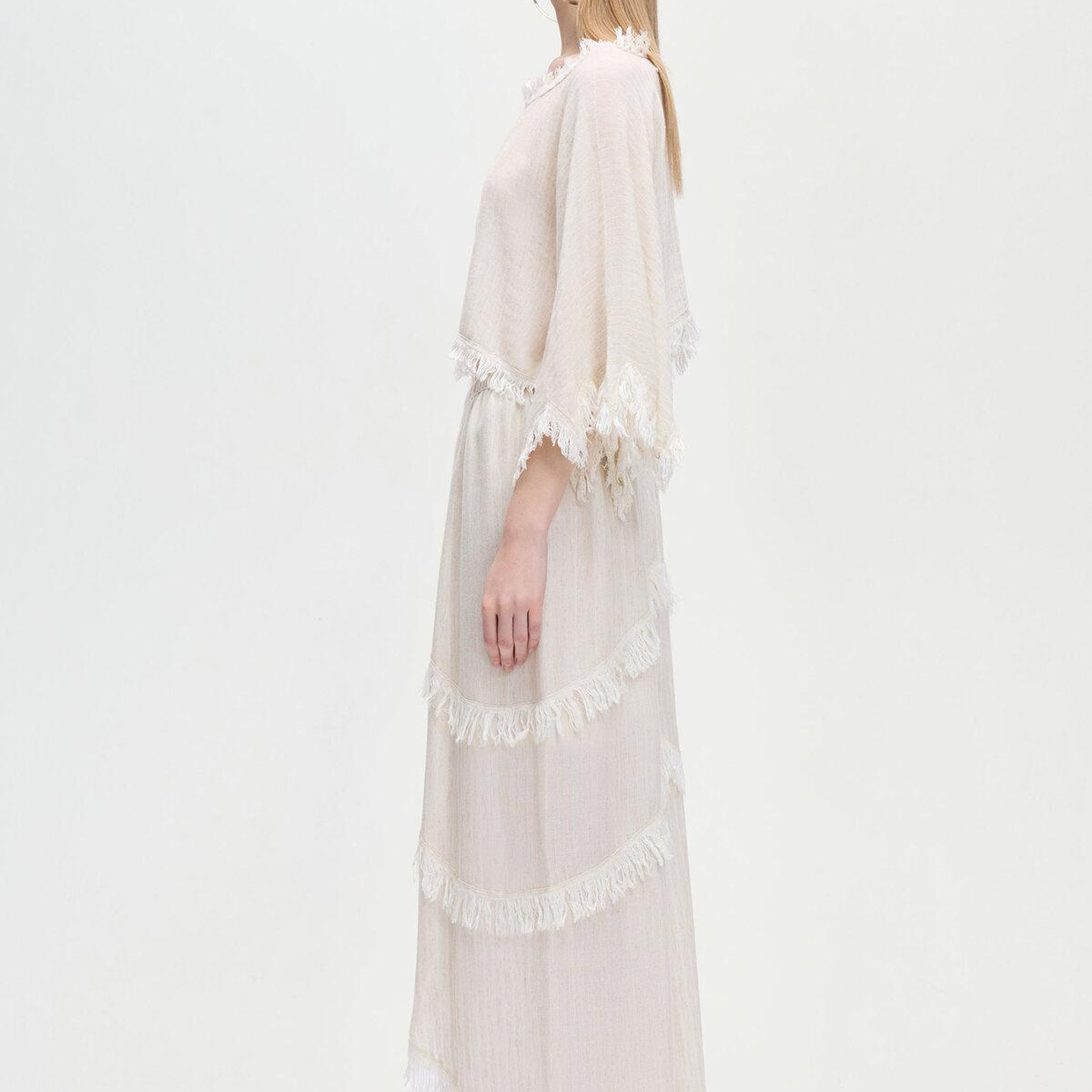 İKİKIZ Crop Bluz Kadın Naturel