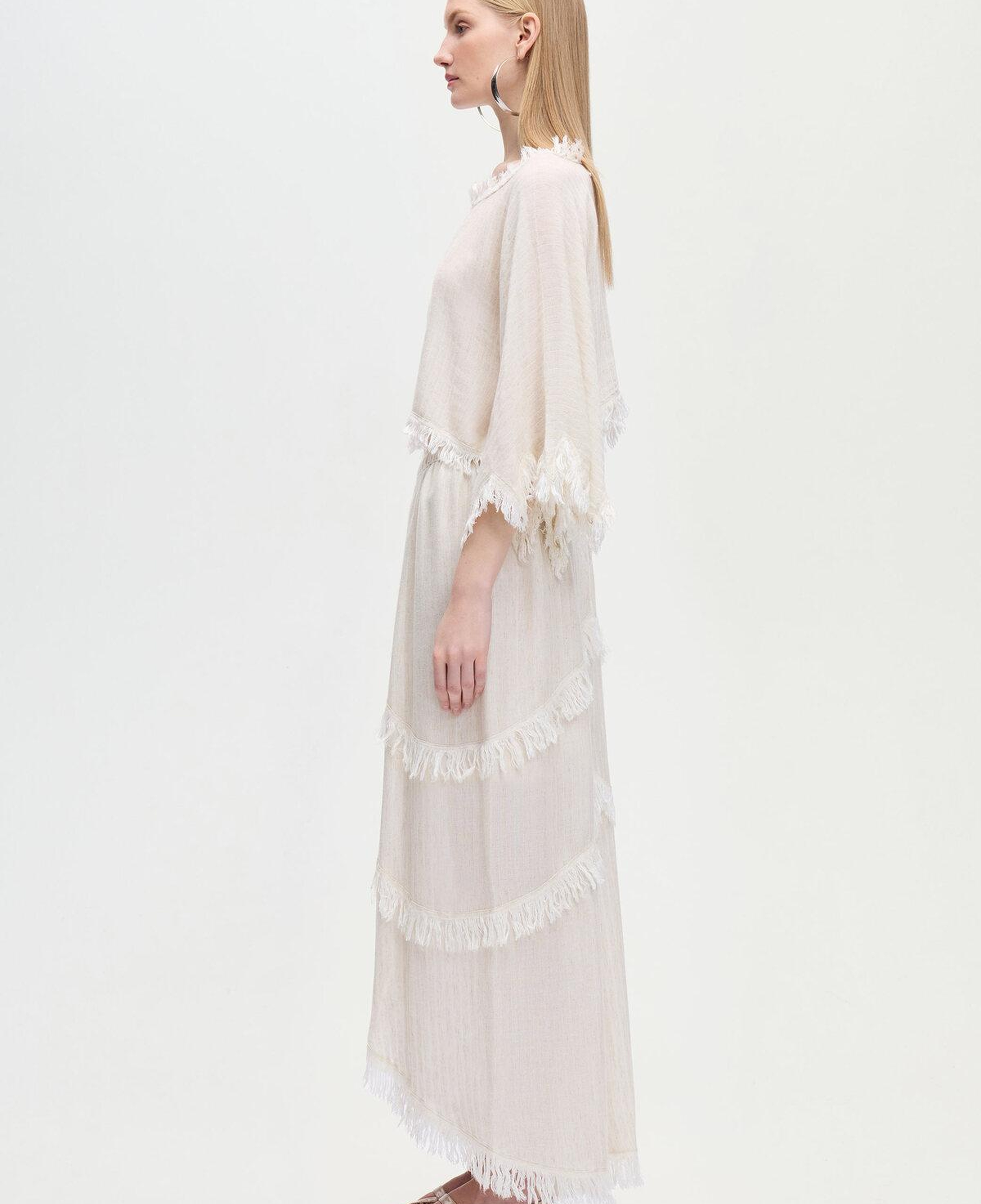 İKİKIZ Crop Bluz Kadın Naturel