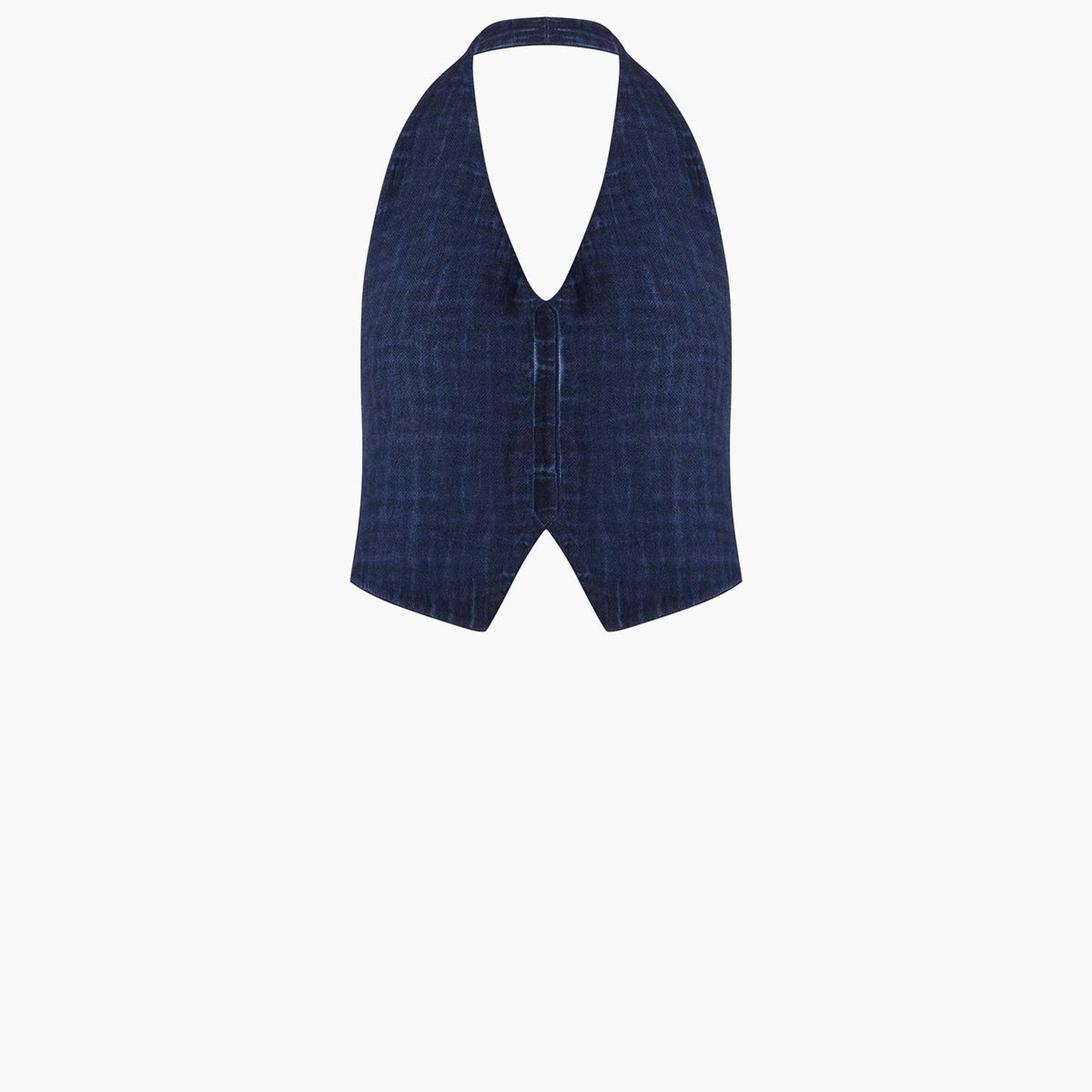 İKİKIZ Keten Navy Yelek Kadın Renkli