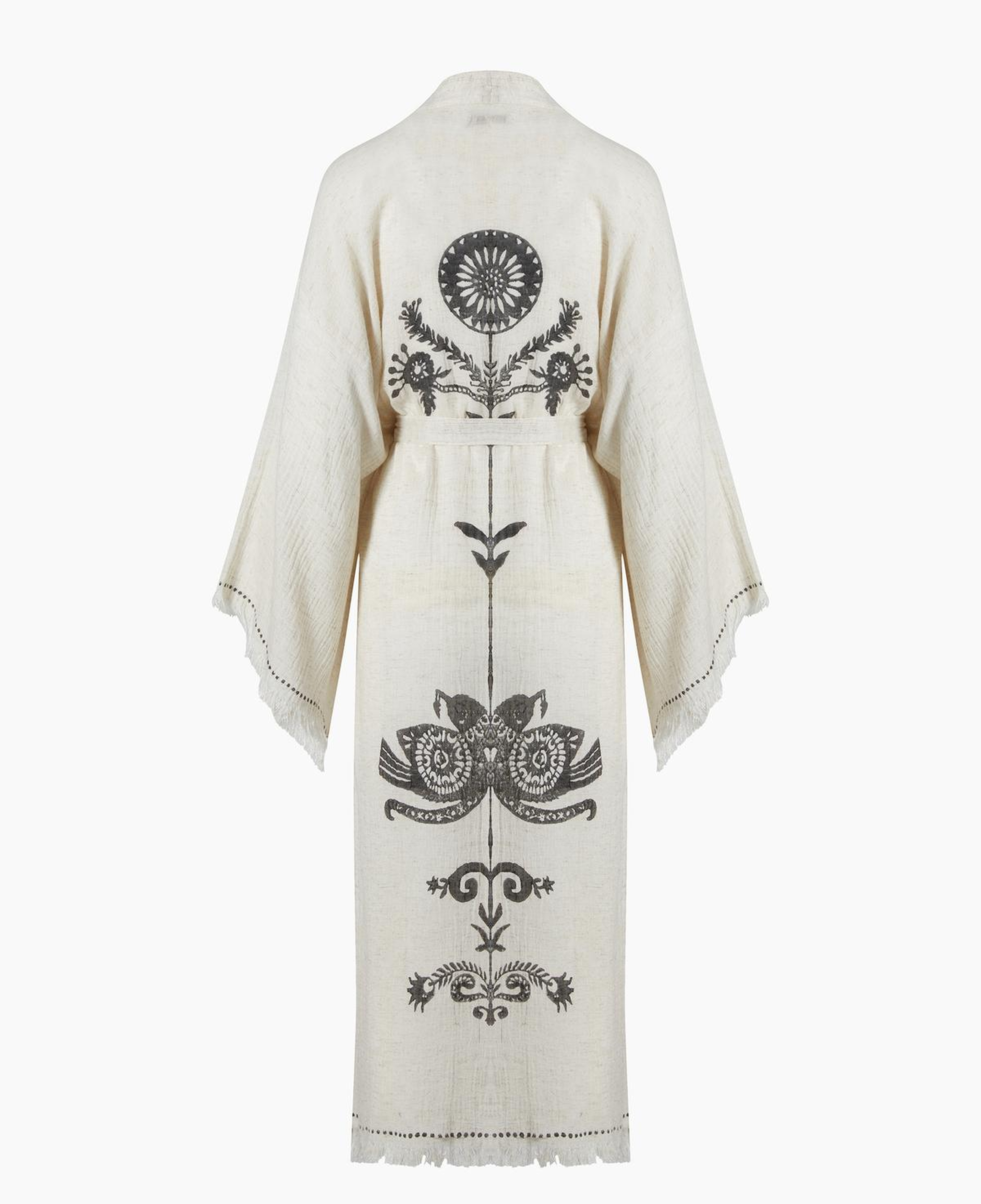 İKİKIZ Kenevir Kimono Kadın Naturel