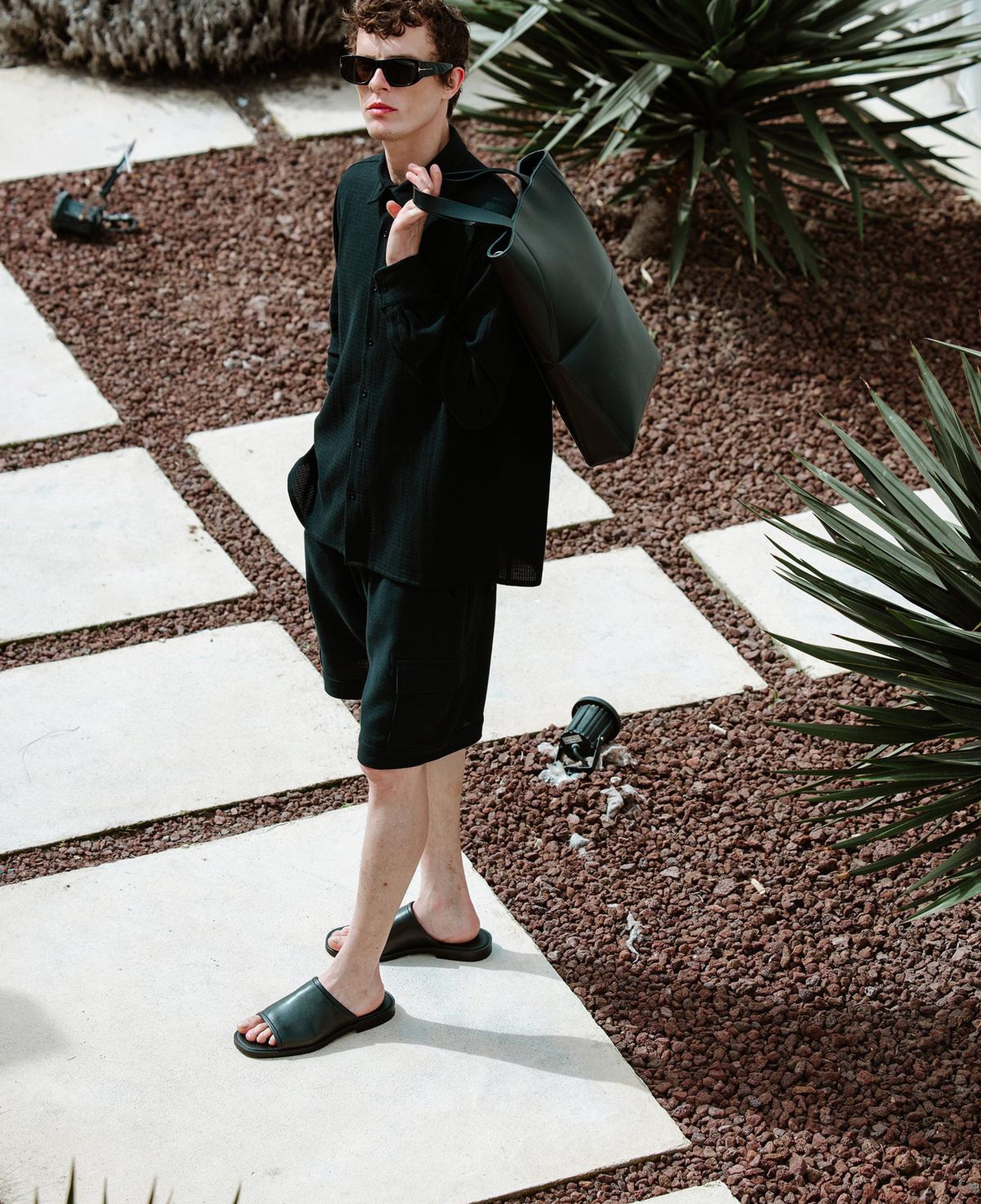 İKİKIZ Şort Erkek Siyah