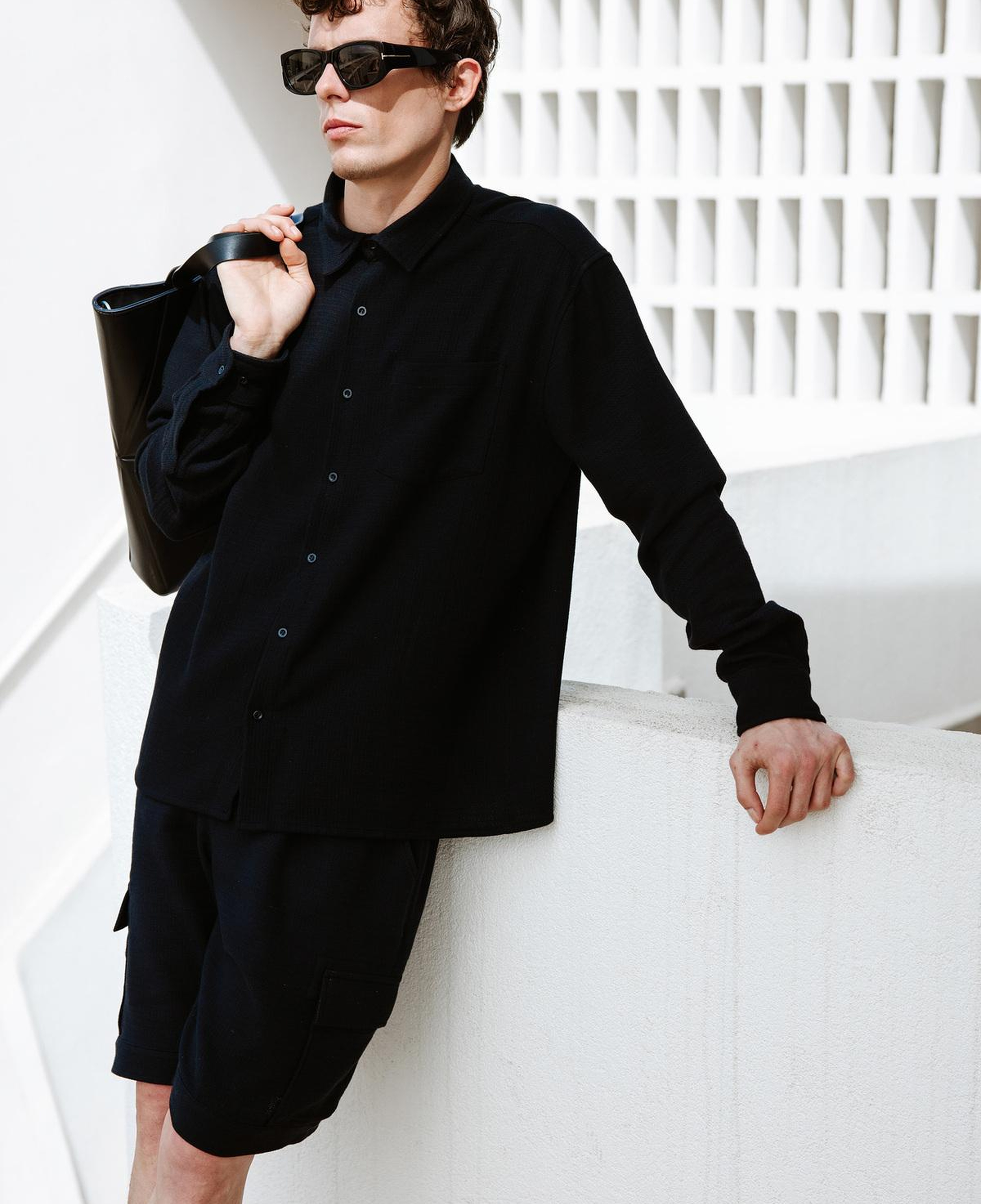 İKİKIZ Şort Erkek Siyah