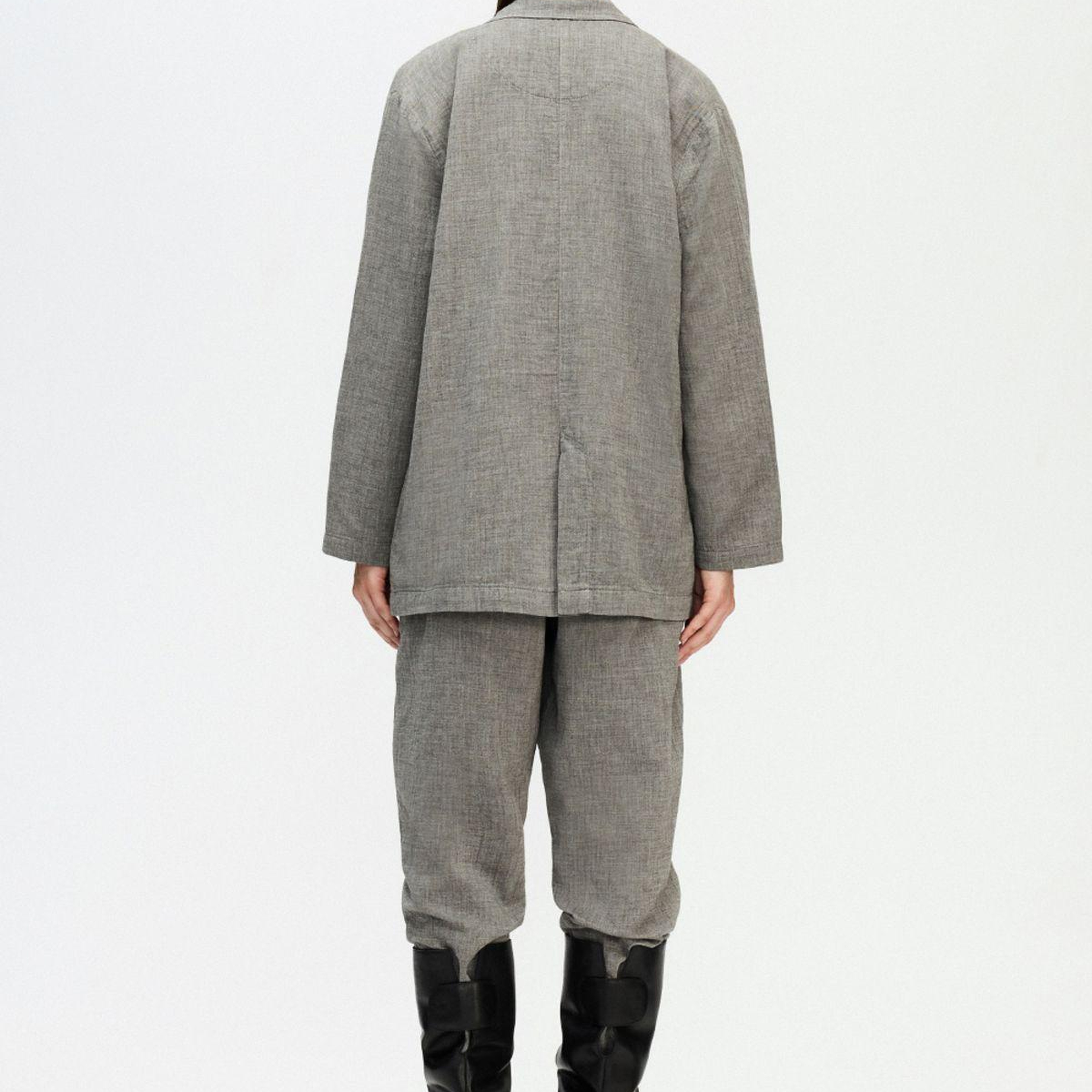 İKİKIZ Oversize Ceket Kadın Gri