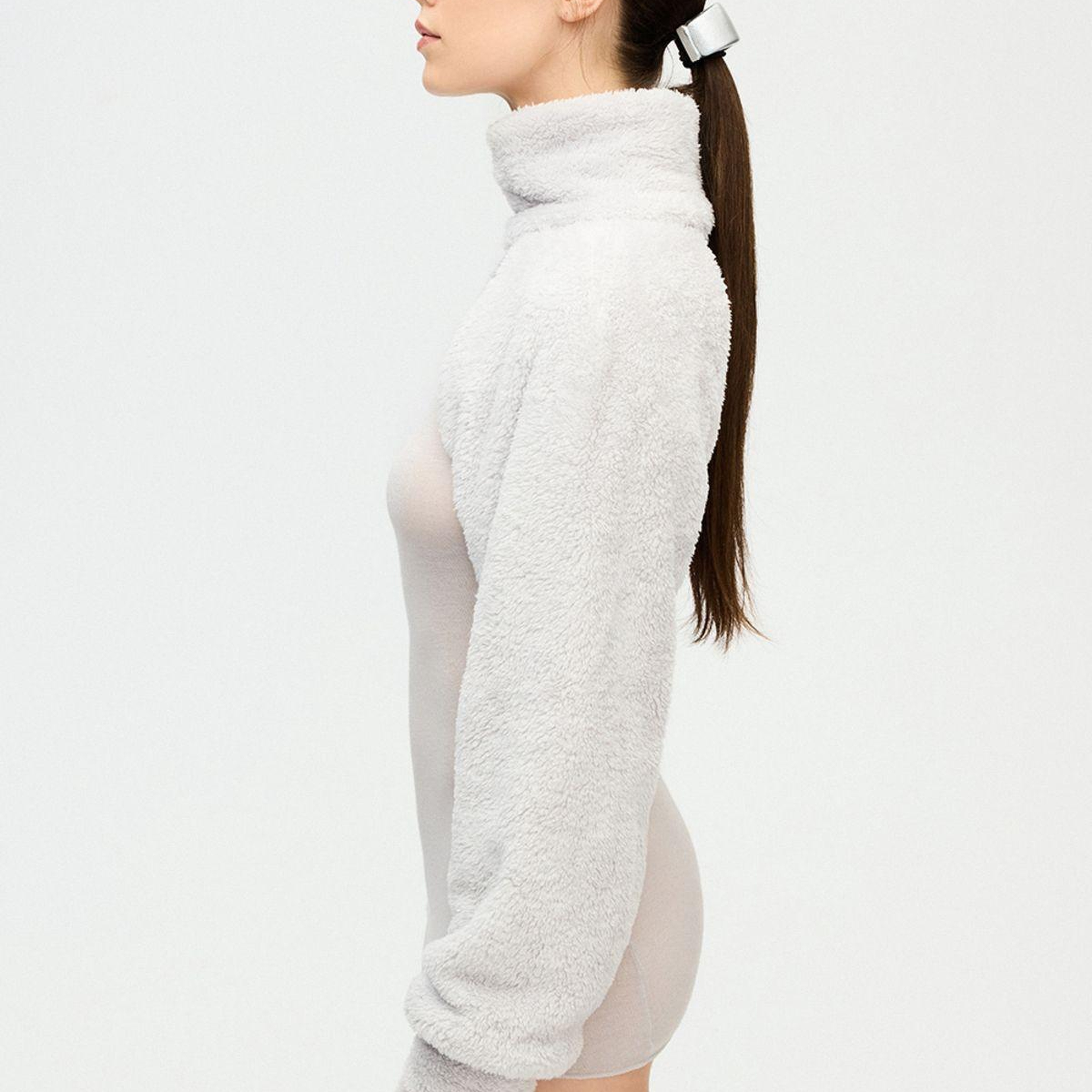 İKİKIZ Gri Pelüş Bolero