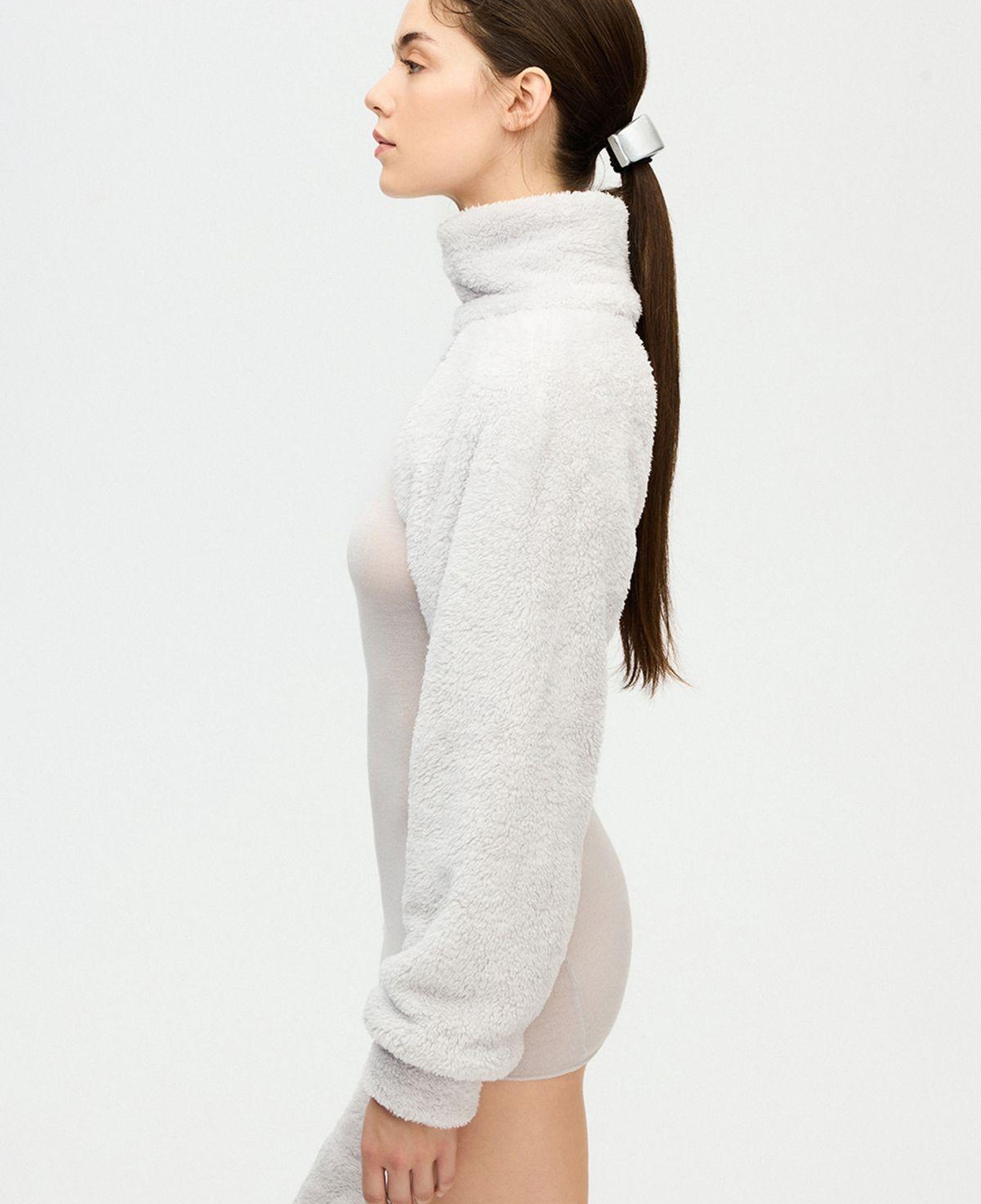 İKİKIZ Gri Pelüş Bolero