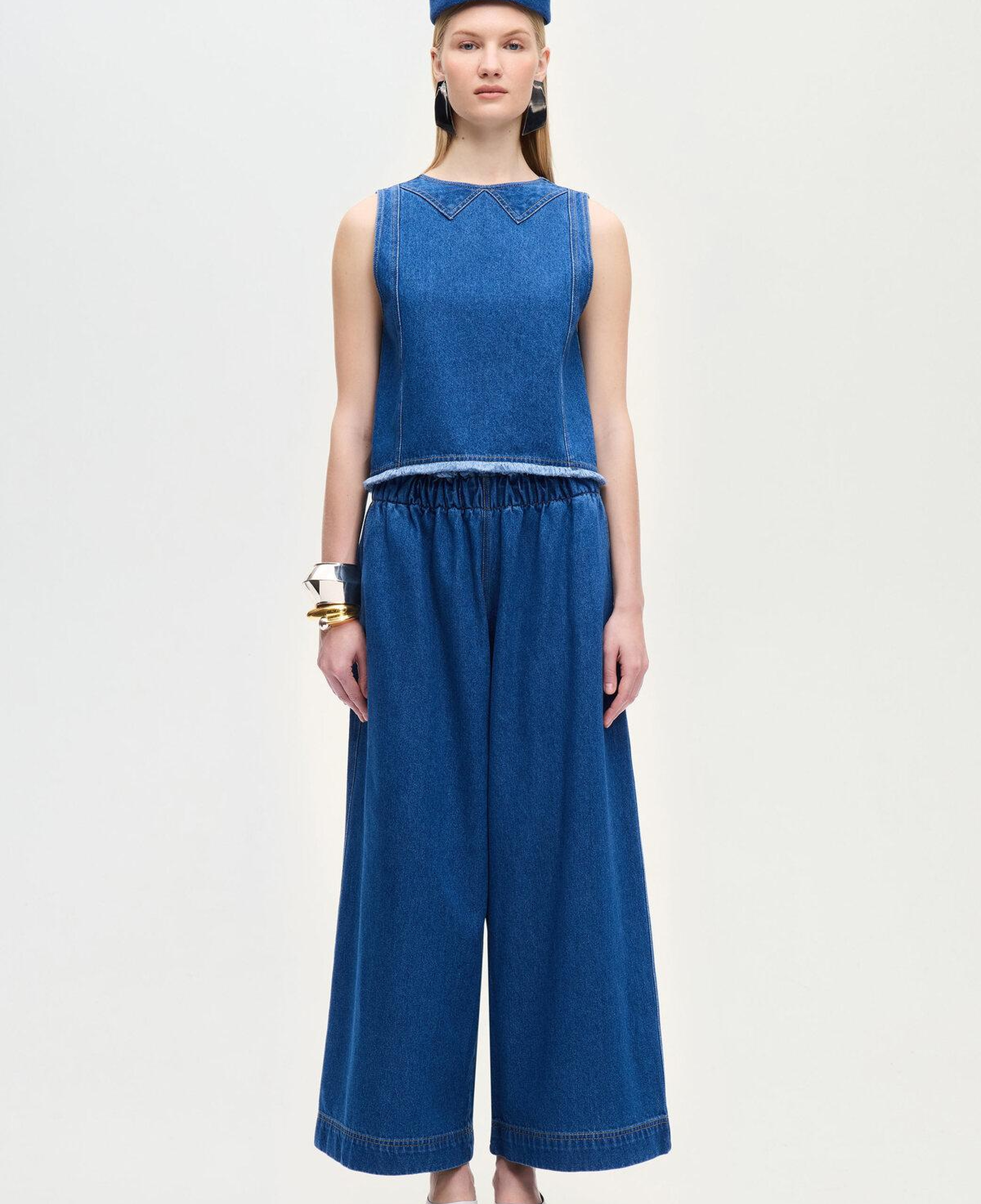 İKİKIZ Denim Palazzo Pantolon