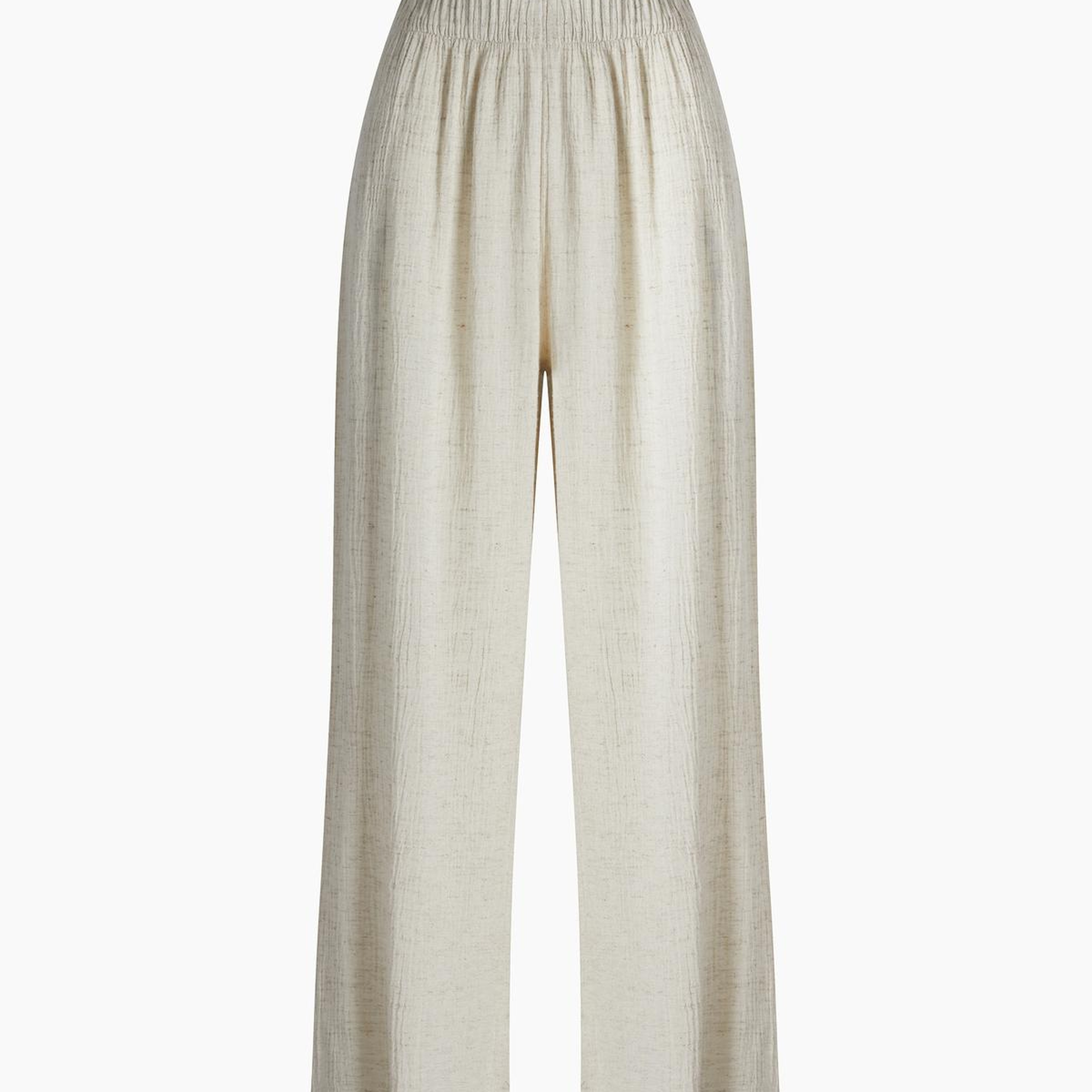 İKİKIZ Kenevir Pantolon Kadın Naturel