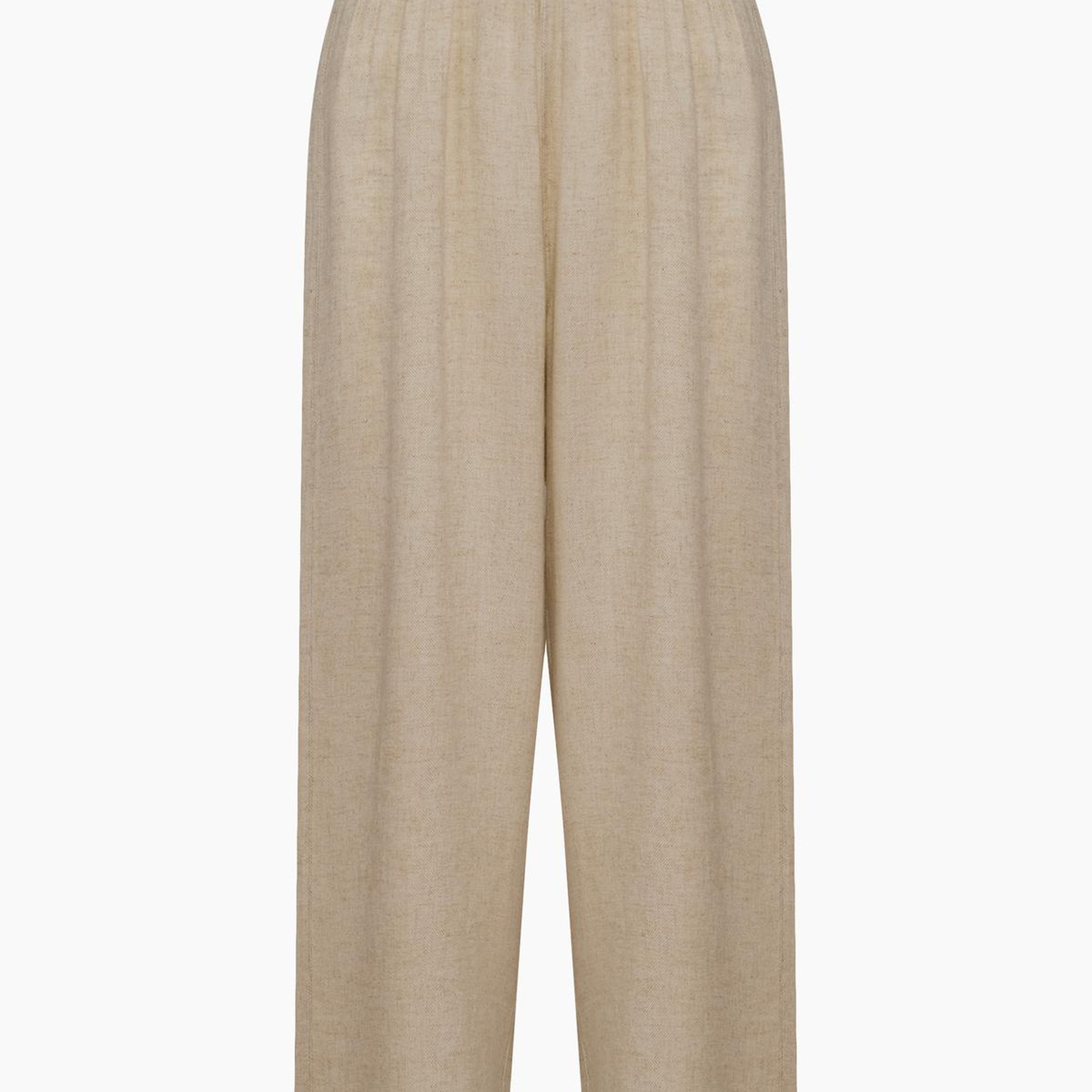 İKİKIZ Keten Pantolon Kadın Naturel