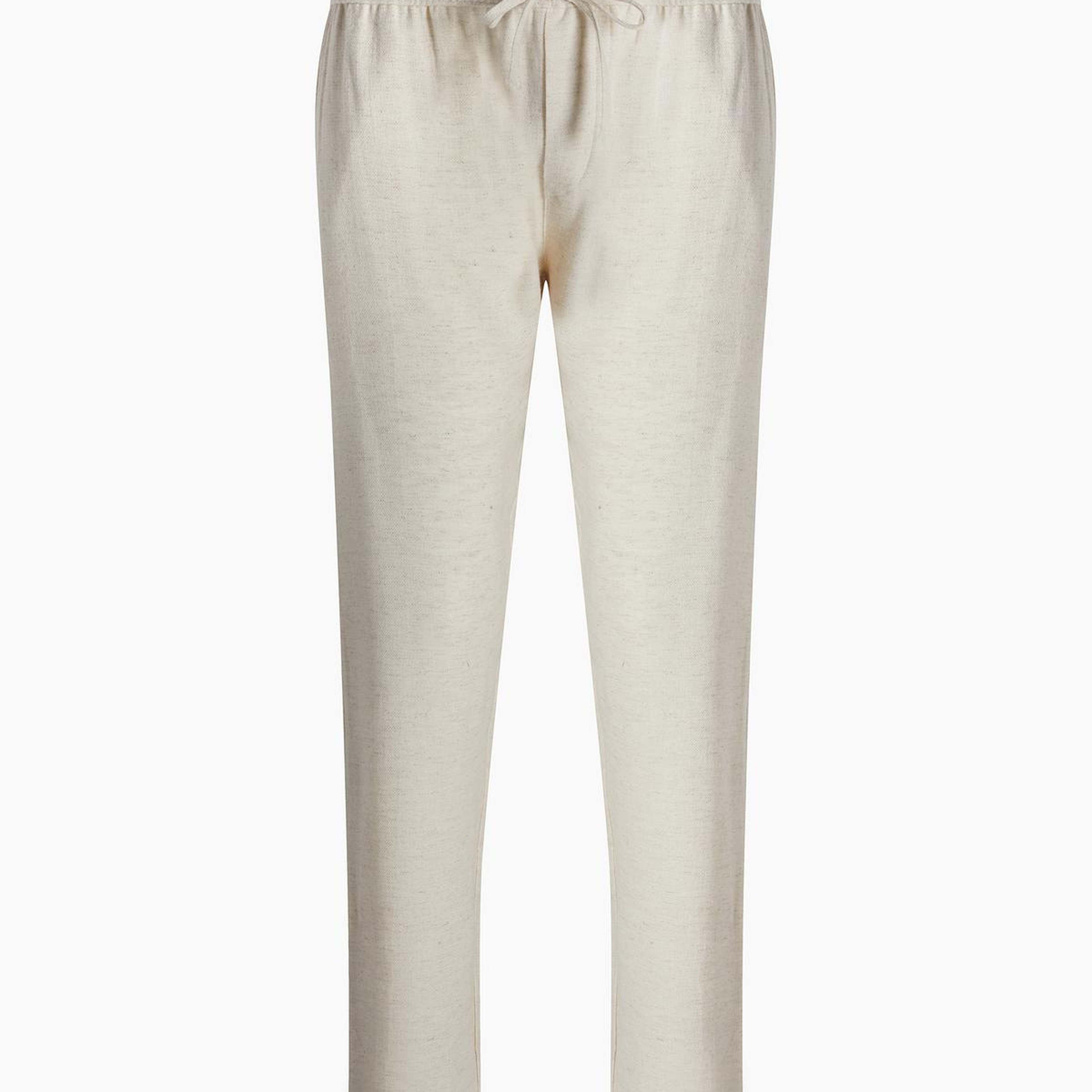 İKİKIZ Keten Naturel Straight Pantolon Erkek Naturel