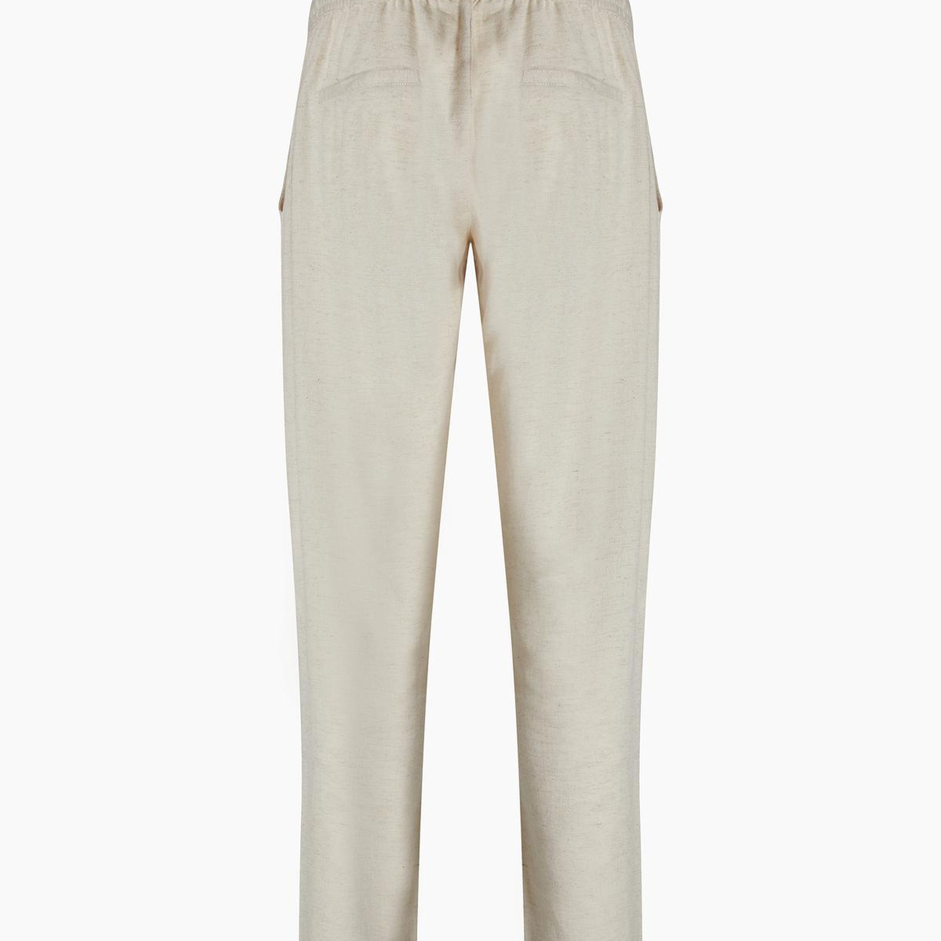 İKİKIZ Keten Naturel Straight Pantolon Erkek Naturel