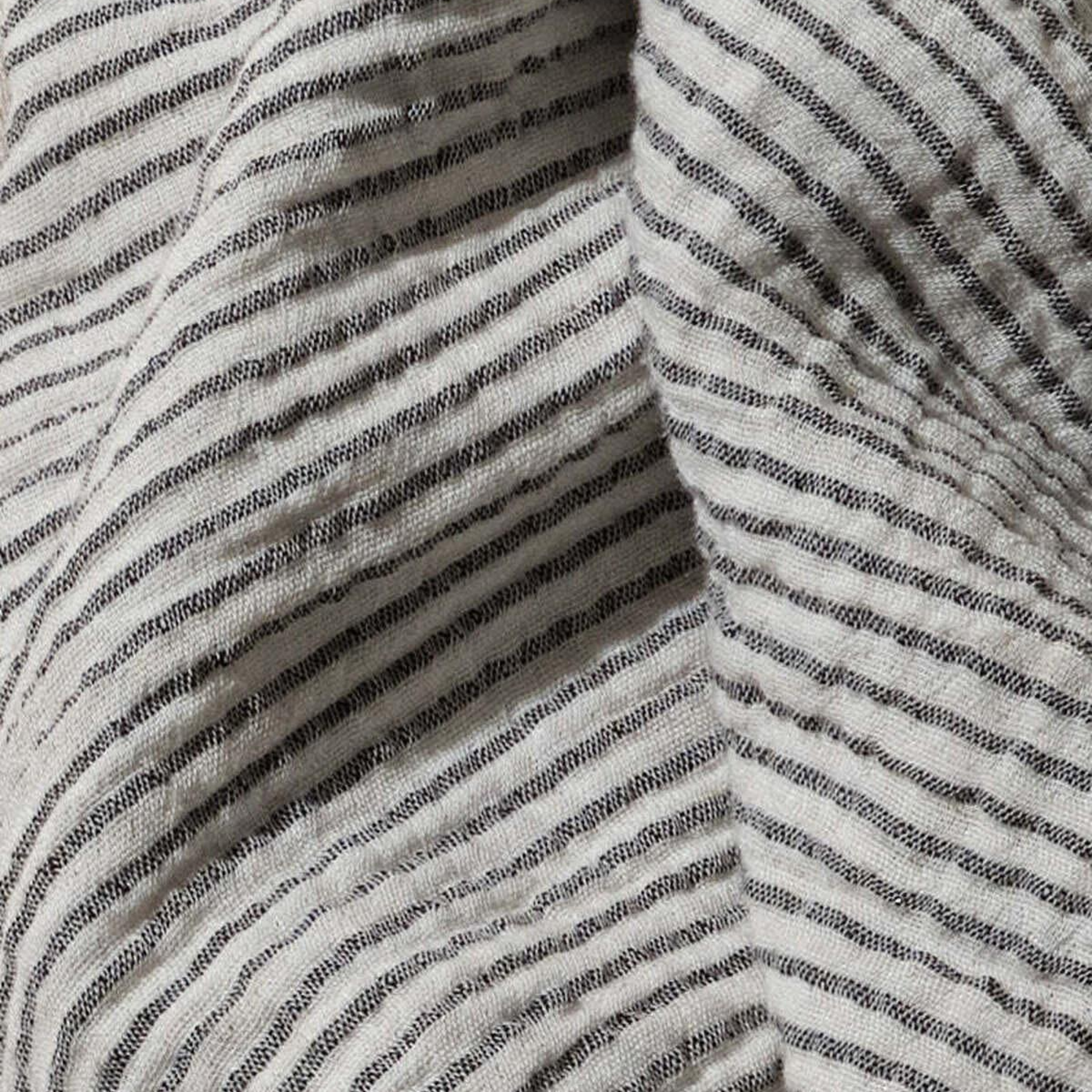 İKİKIZ Crinkle Çizgili İp Askılı Elbise Kadın Renkli