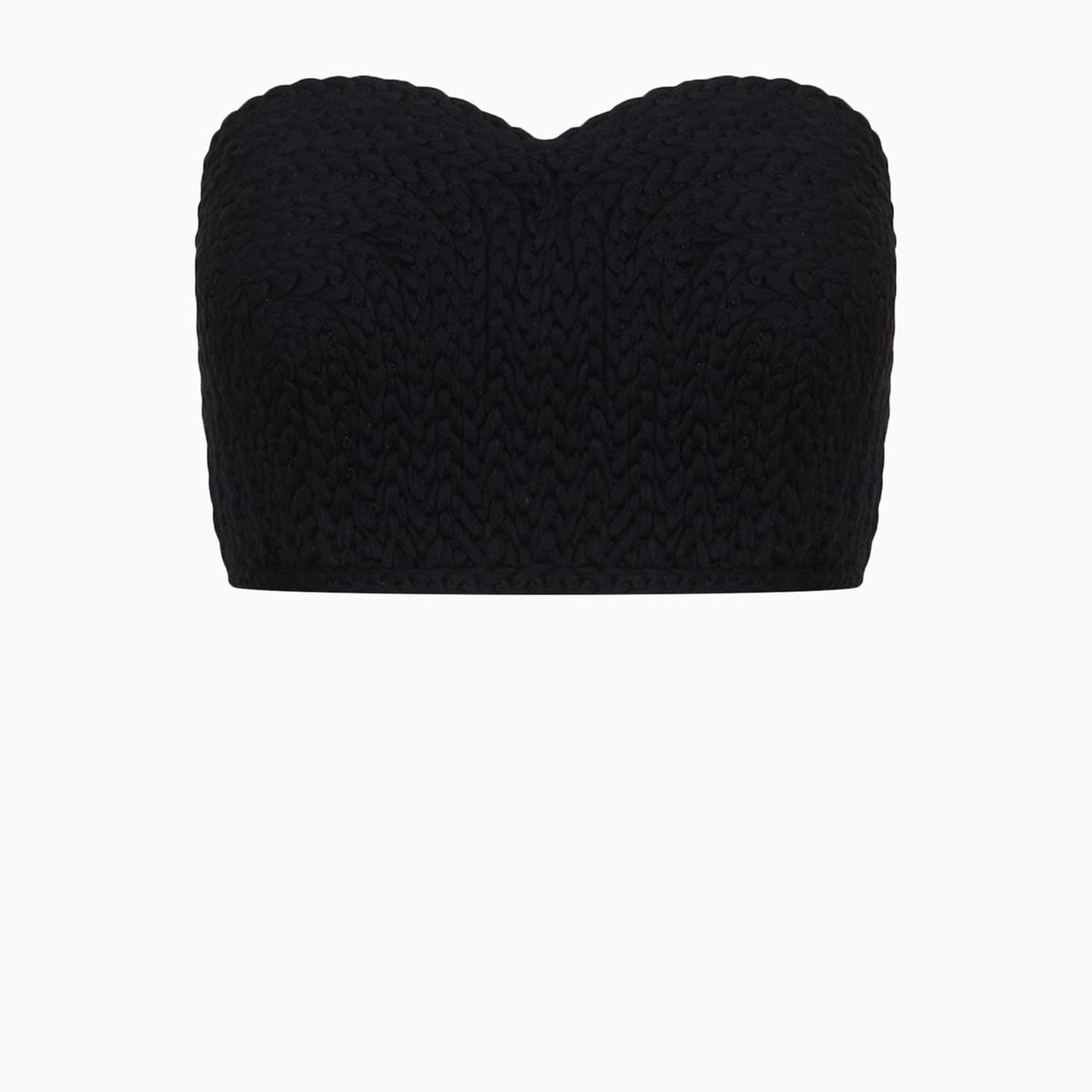 İKİKIZ Keten Büstiyer Kadın Siyah