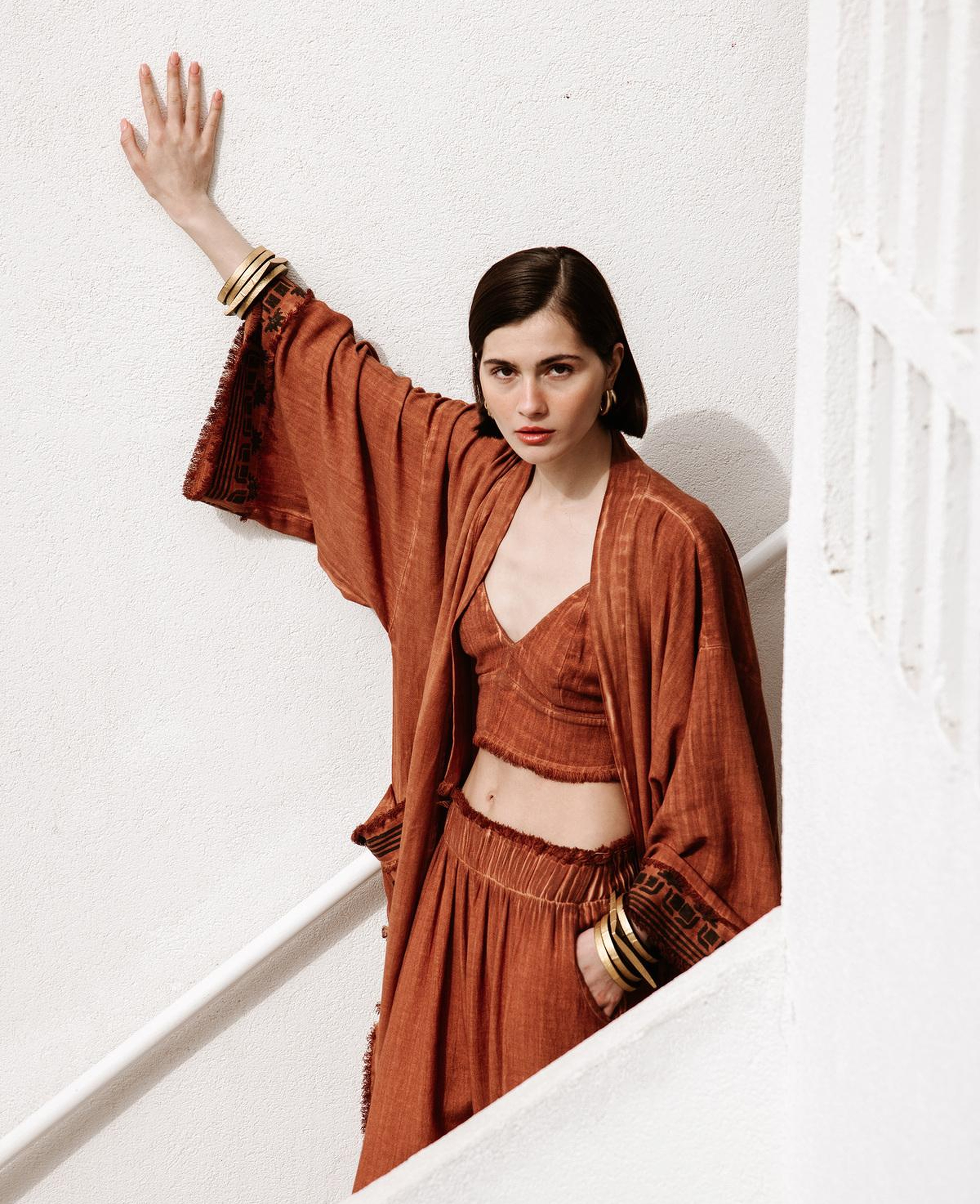 İKİKIZ Üçgen Büstiyer Kadın Kahverengi