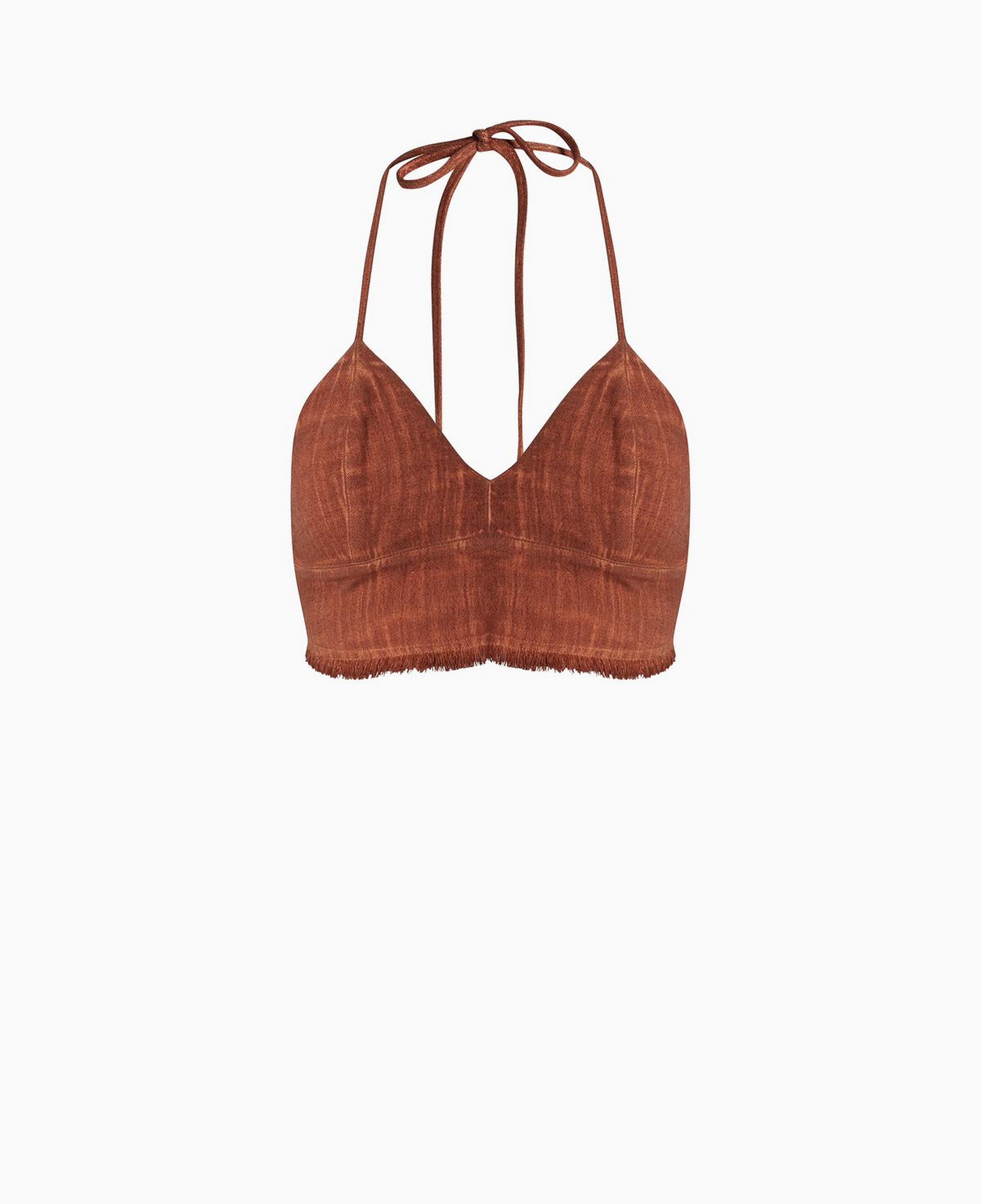 İKİKIZ Üçgen Büstiyer Kadın Kahverengi