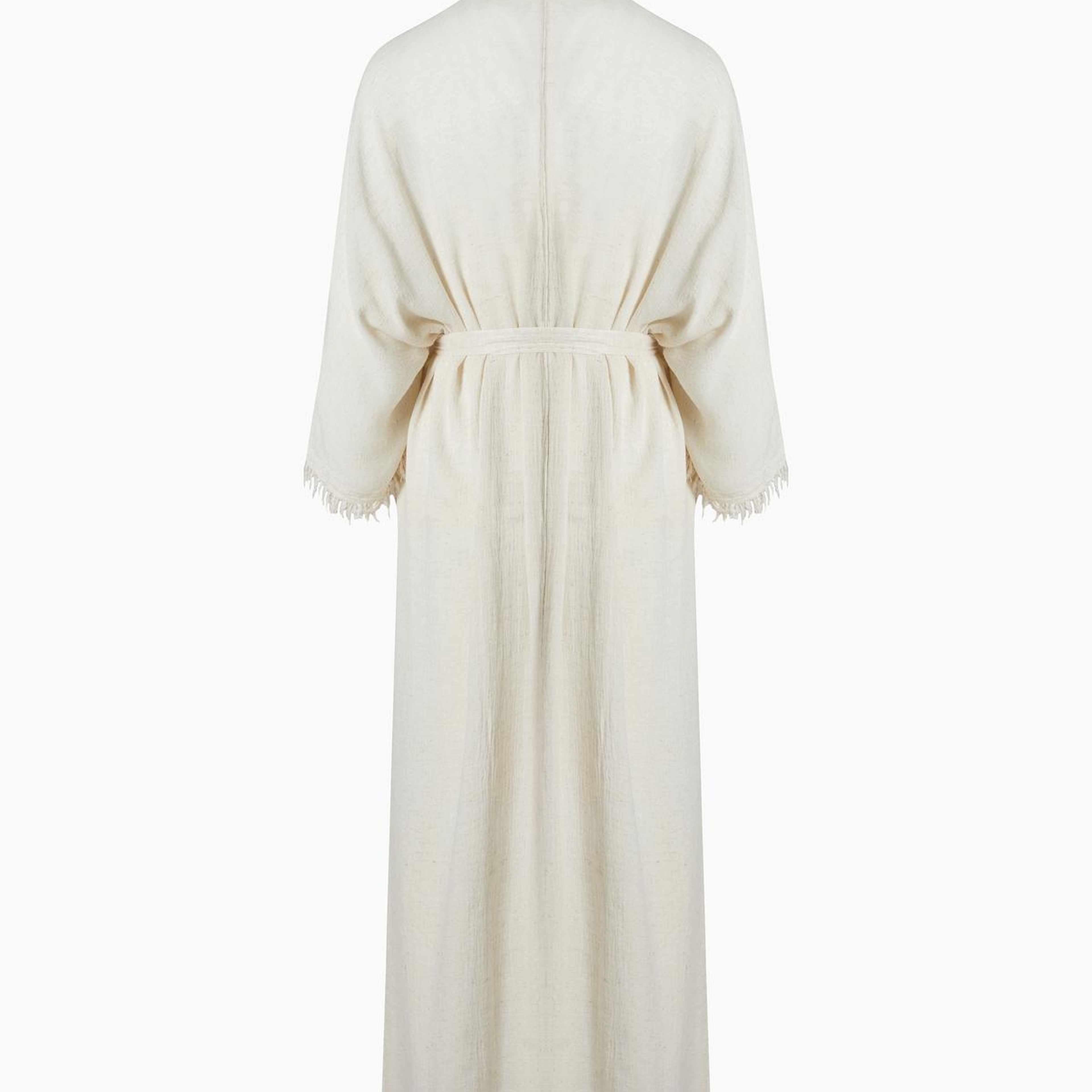 İKİKIZ Bürümcük Kimono Kadın Naturel