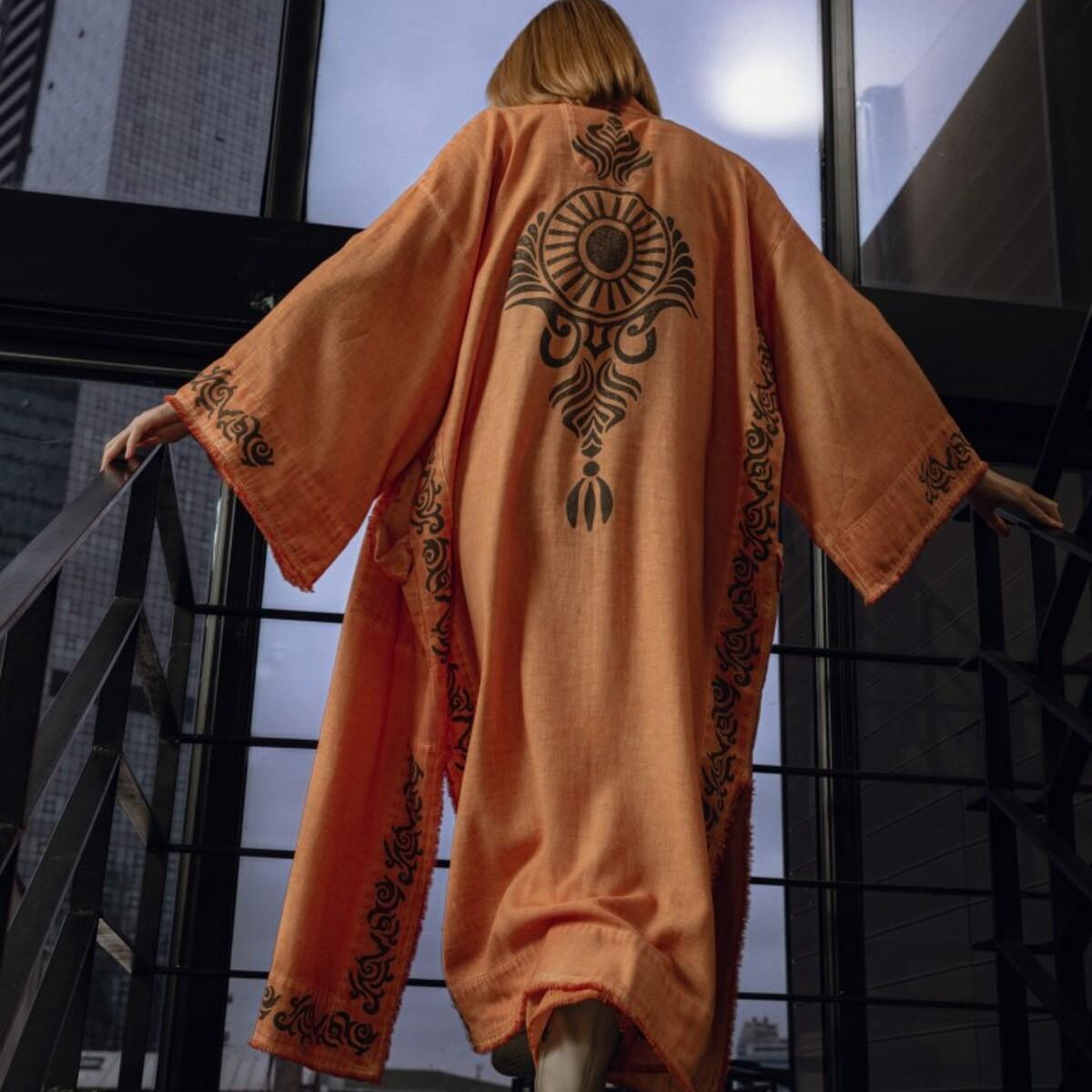 İKİKIZ Gaia Kimono Kadın Renkli