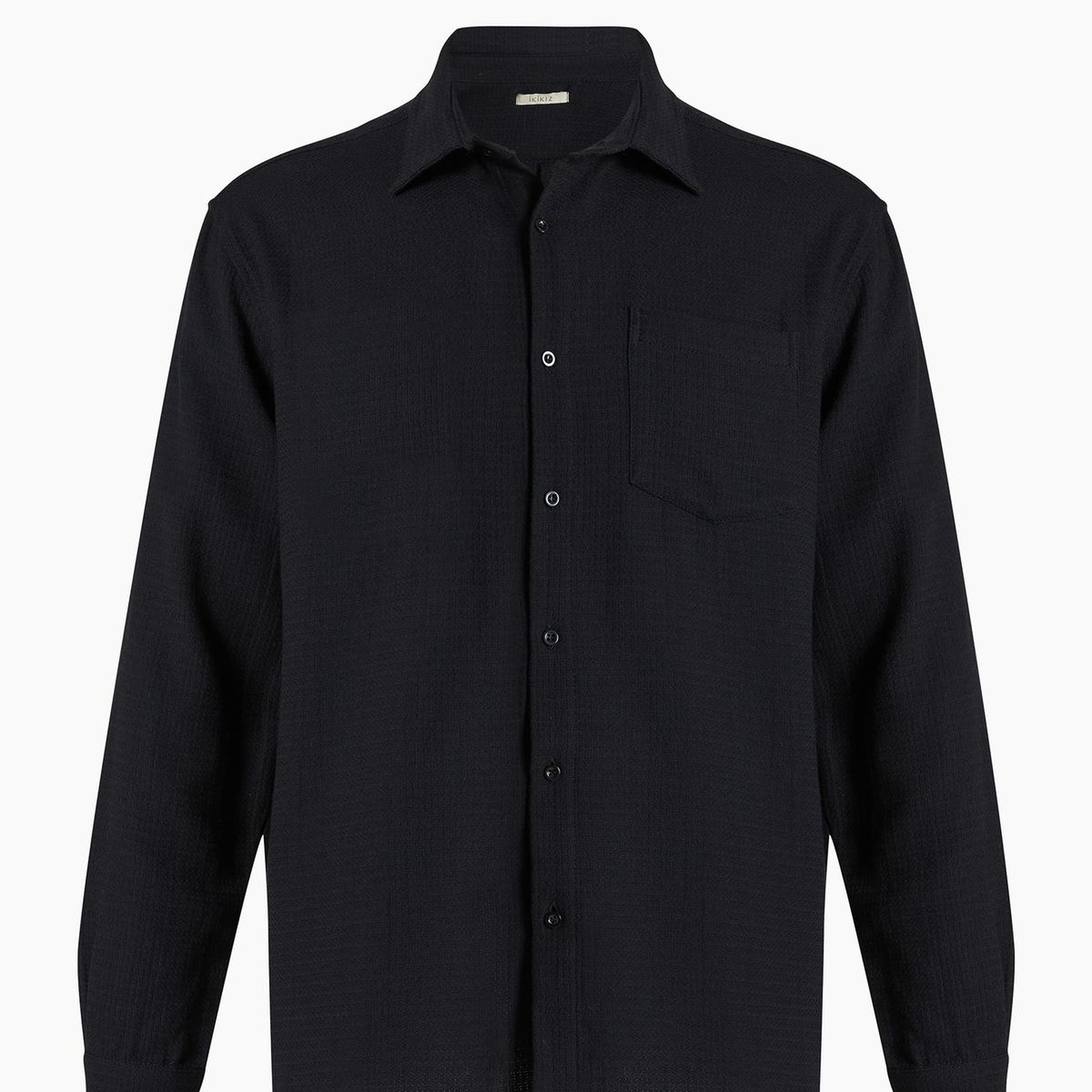 İKİKIZ Erkek Siyah Gömlek Erkek Siyah