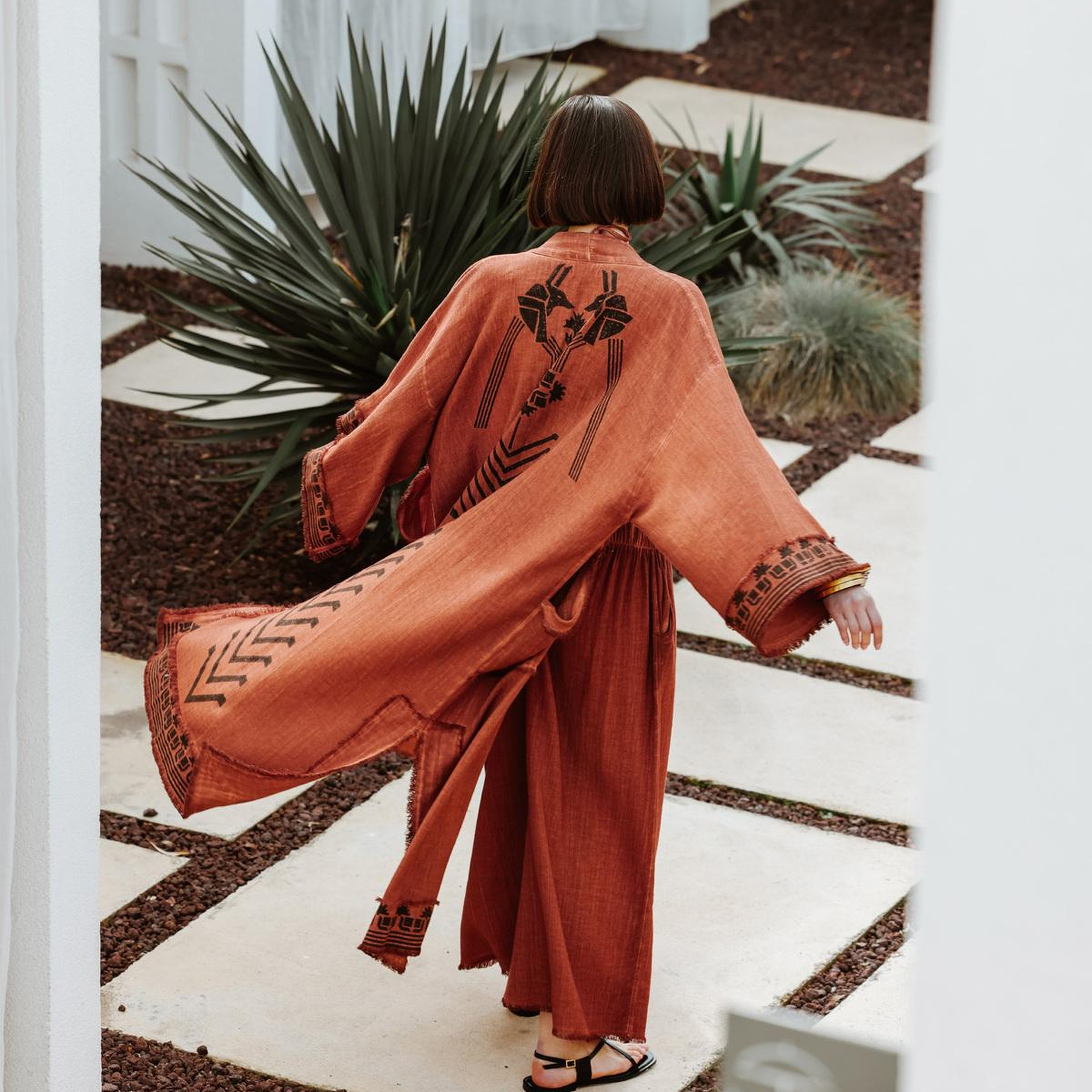 İKİKIZ Nubi Kimono Kadın Renkli