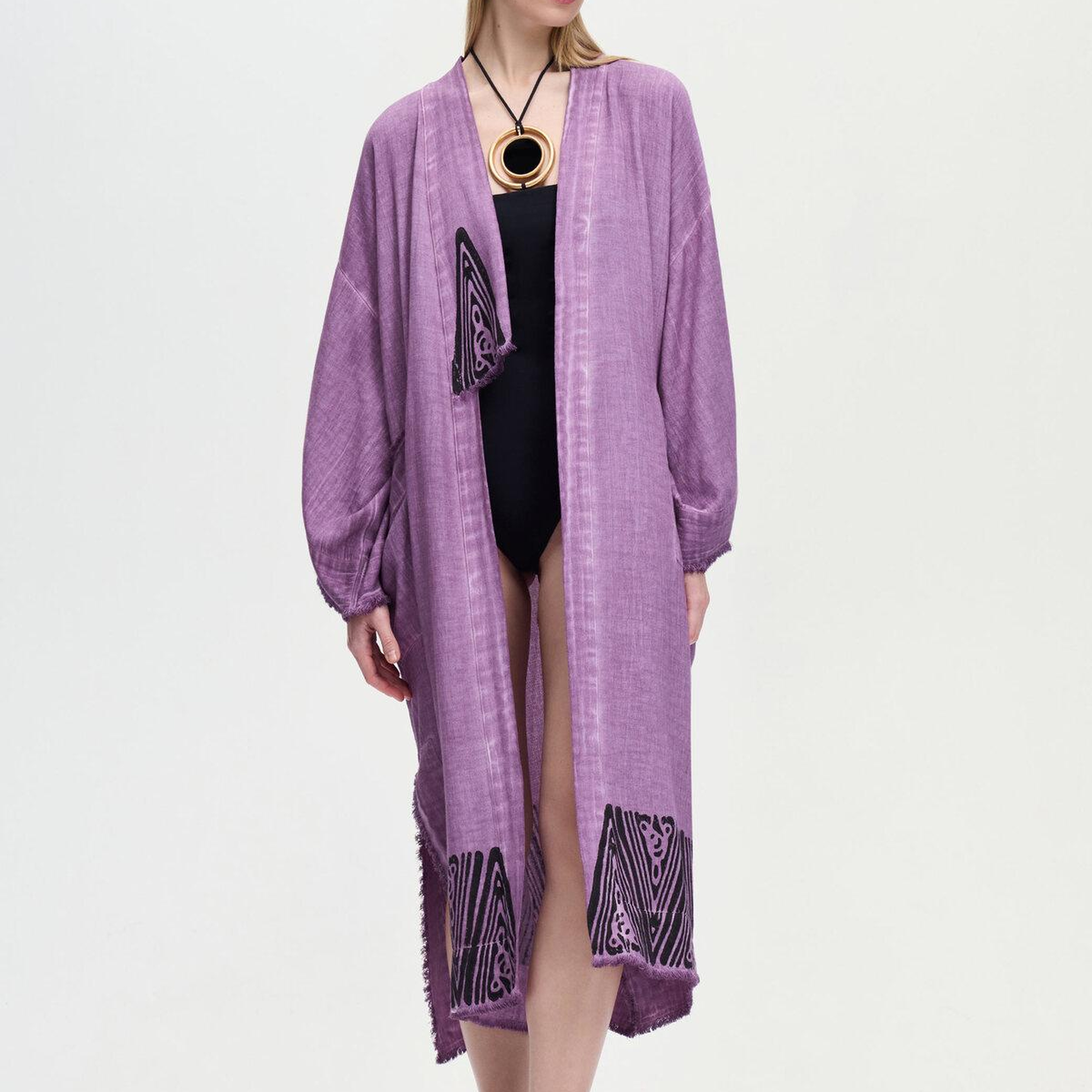 İKİKIZ Crown Kimono Kadın Renkli