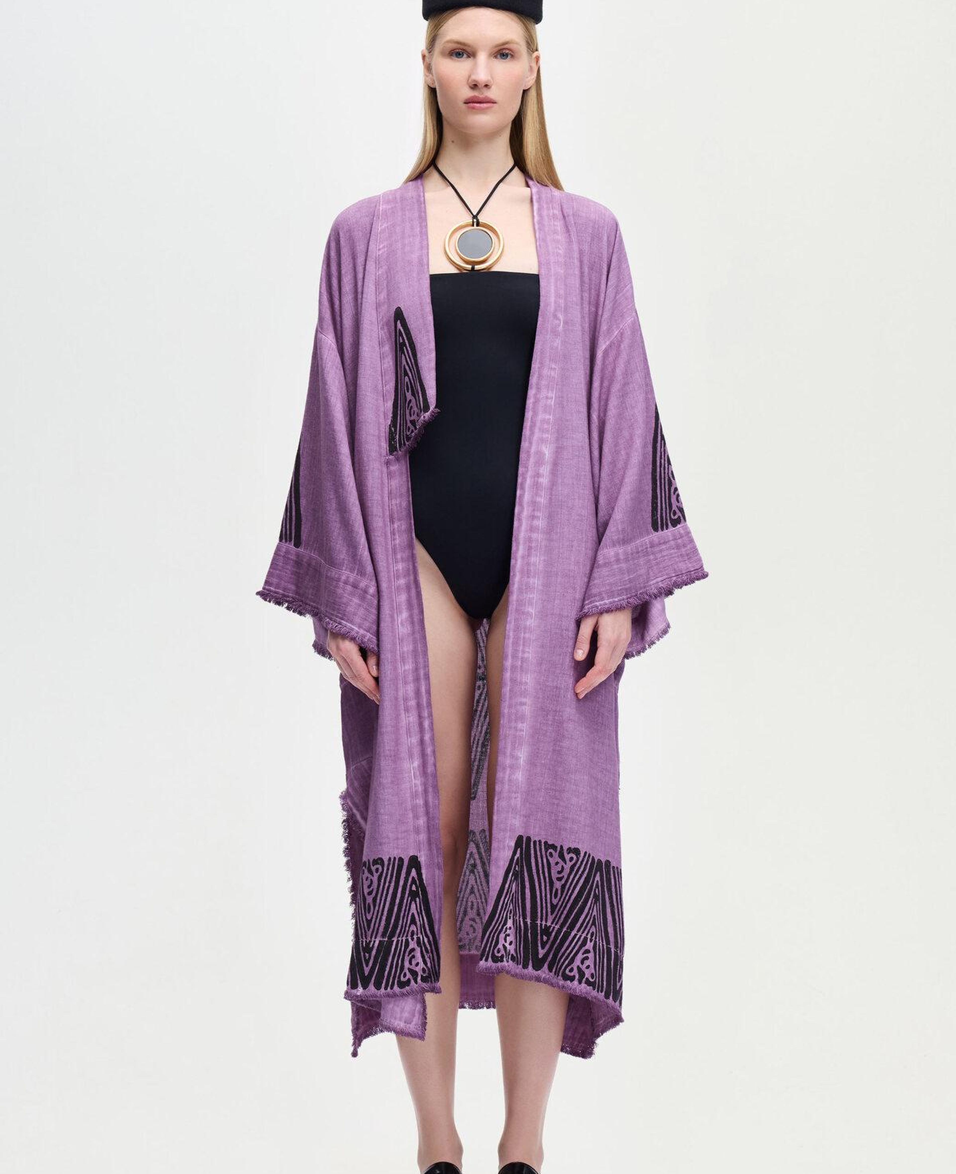 İKİKIZ Crown Kimono Kadın Renkli