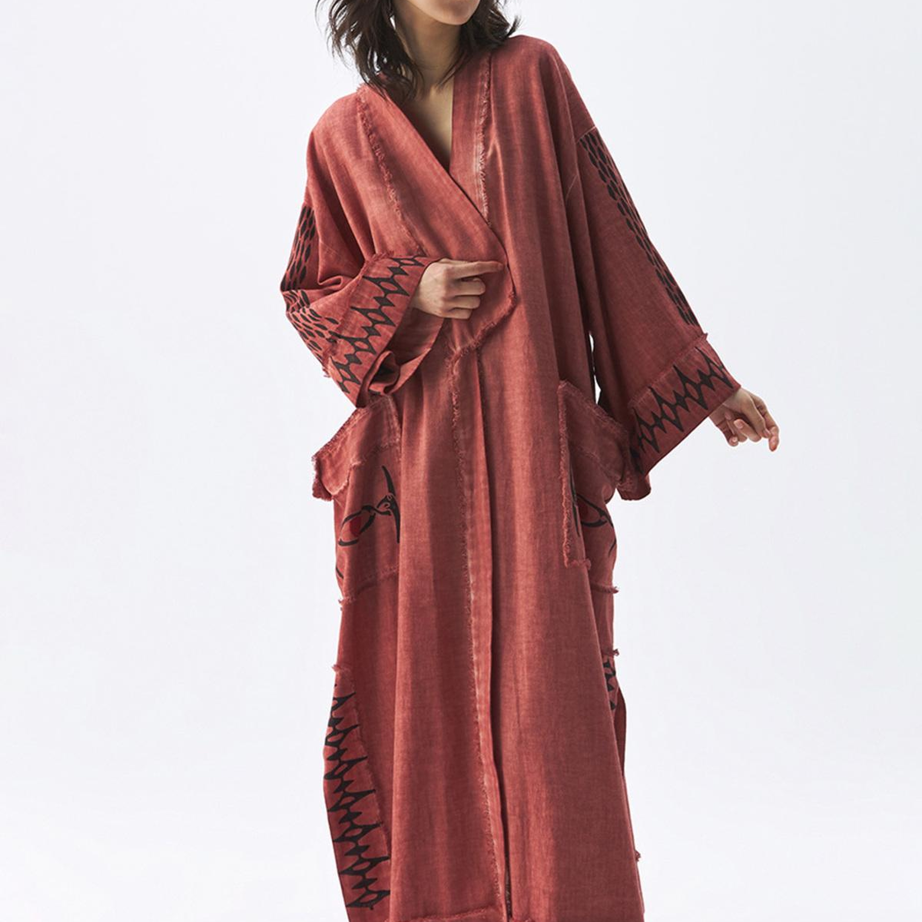 İKİKIZ Tiamat Kimono Kadın Renkli