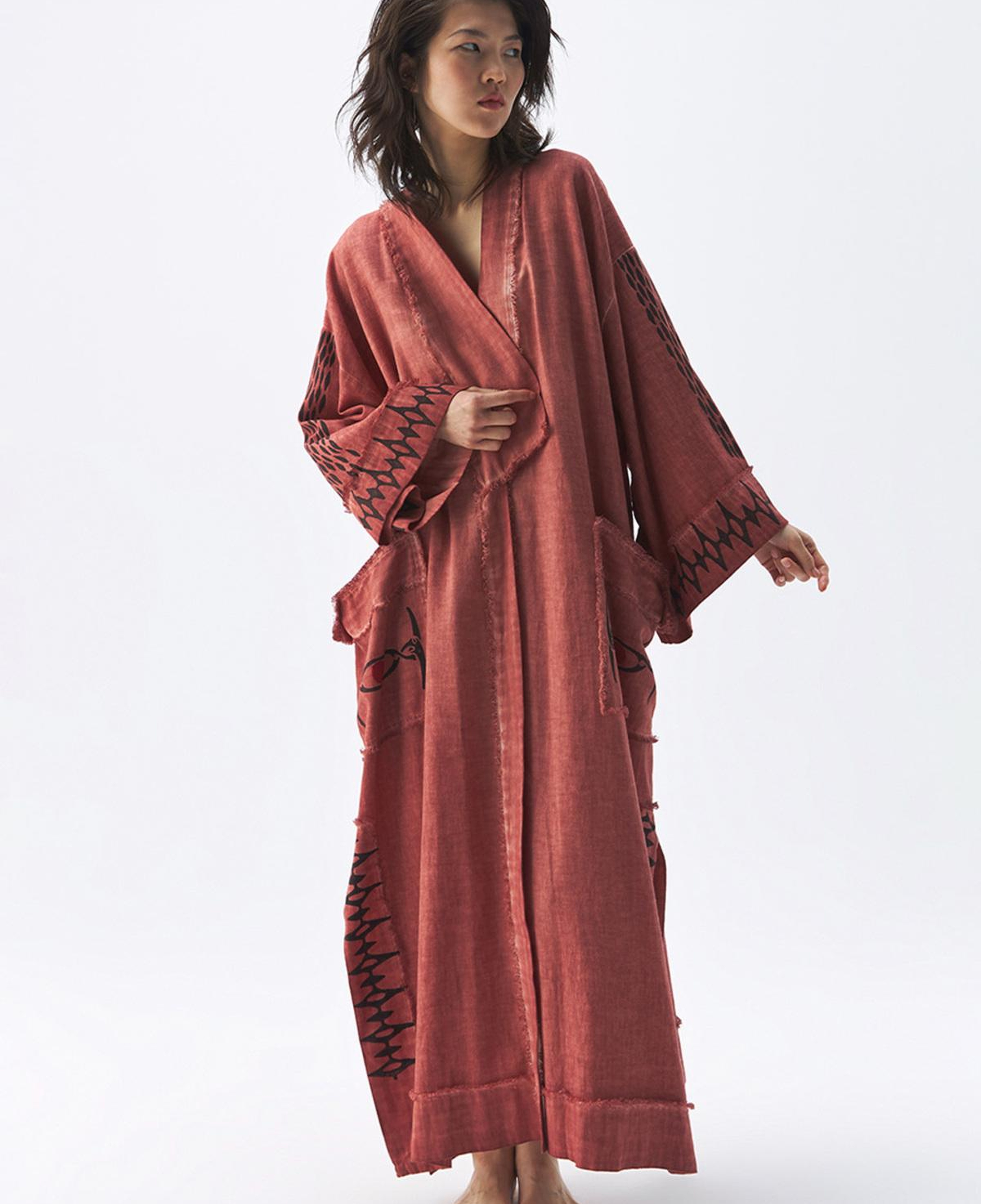 İKİKIZ Tiamat Kimono Kadın Renkli