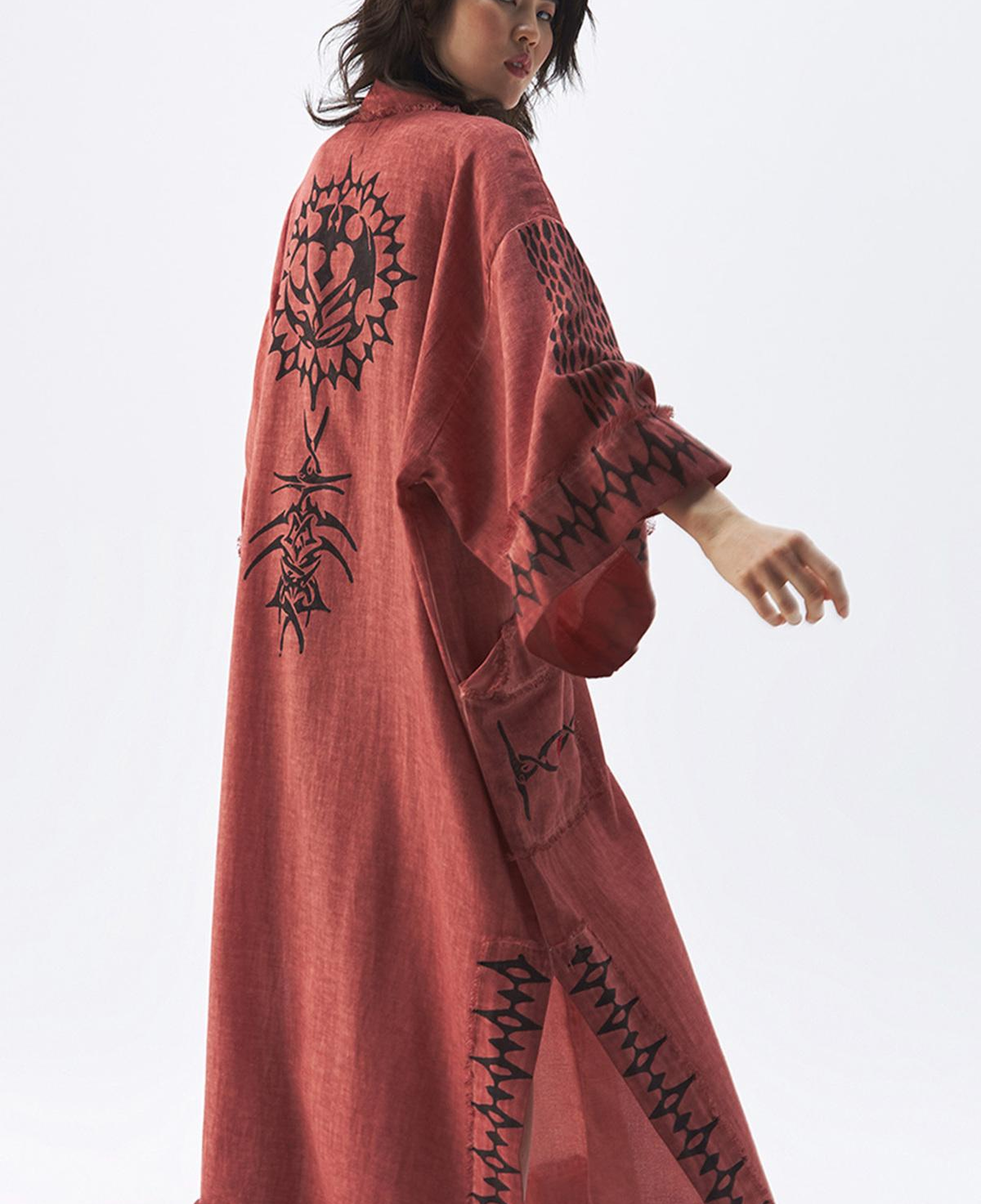 İKİKIZ Tiamat Kimono Kadın Renkli