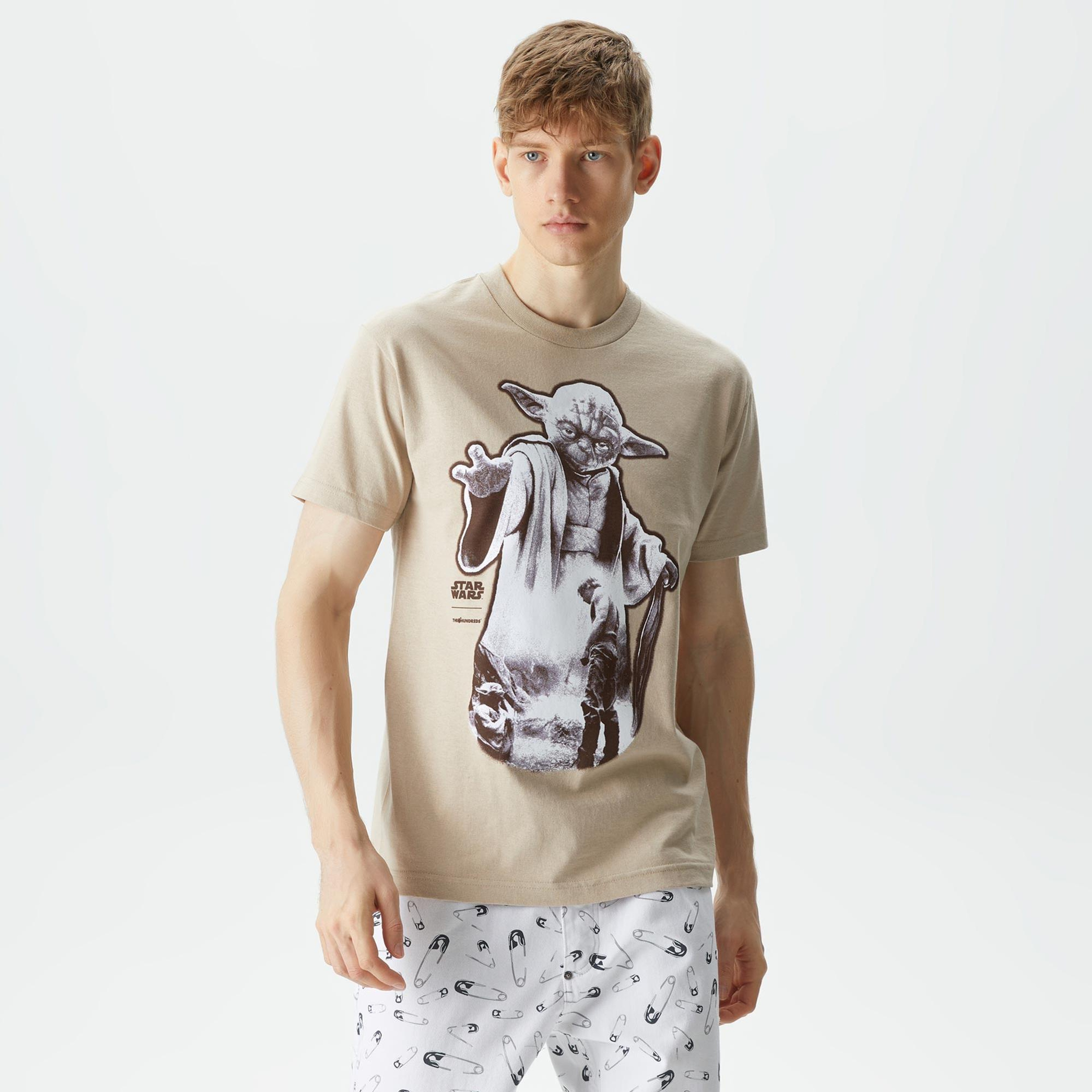 The Hundreds Strike Erkek Krem T-Shirt