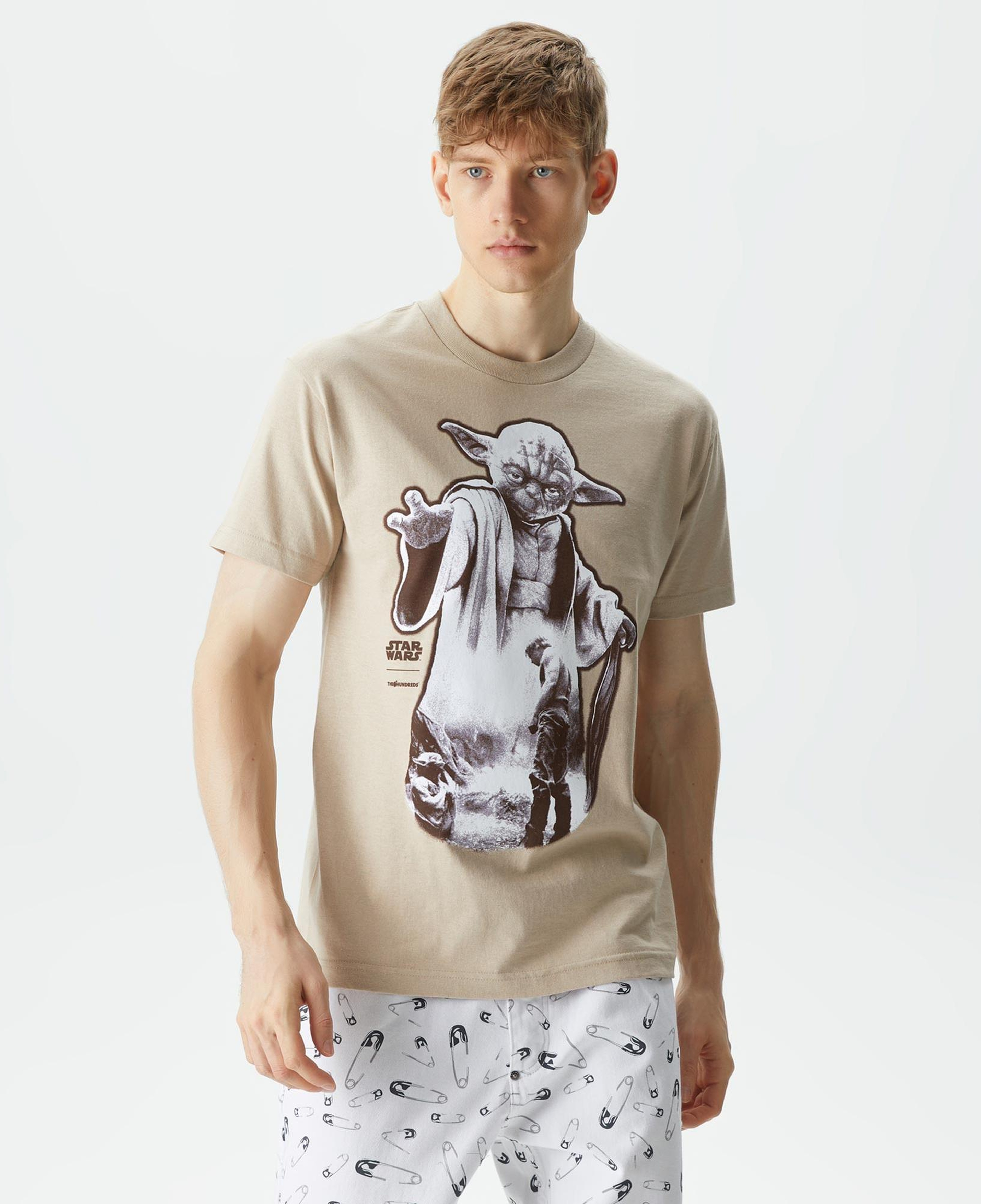 The Hundreds Strike Erkek Krem T-Shirt