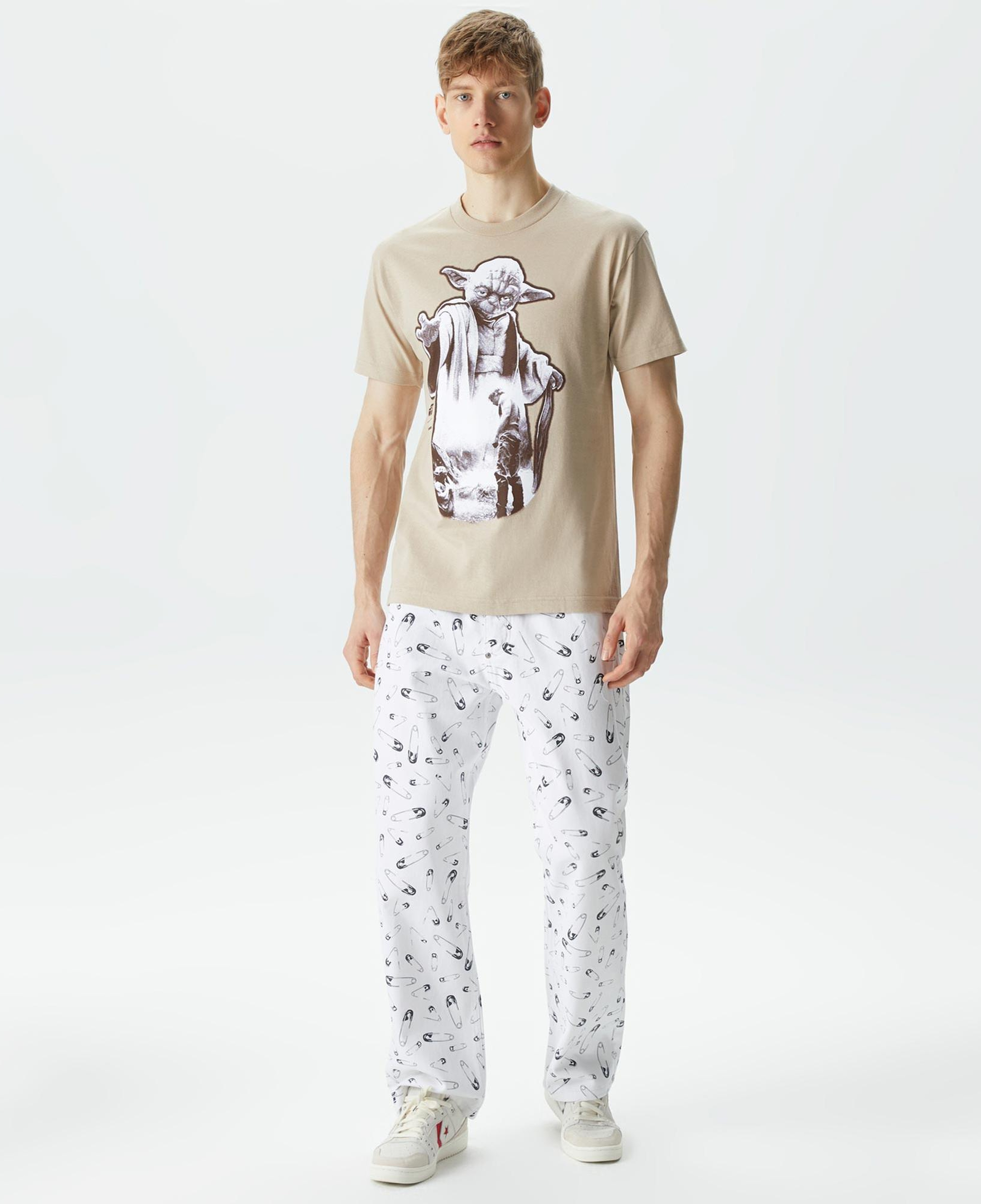 The Hundreds Strike Erkek Krem T-Shirt
