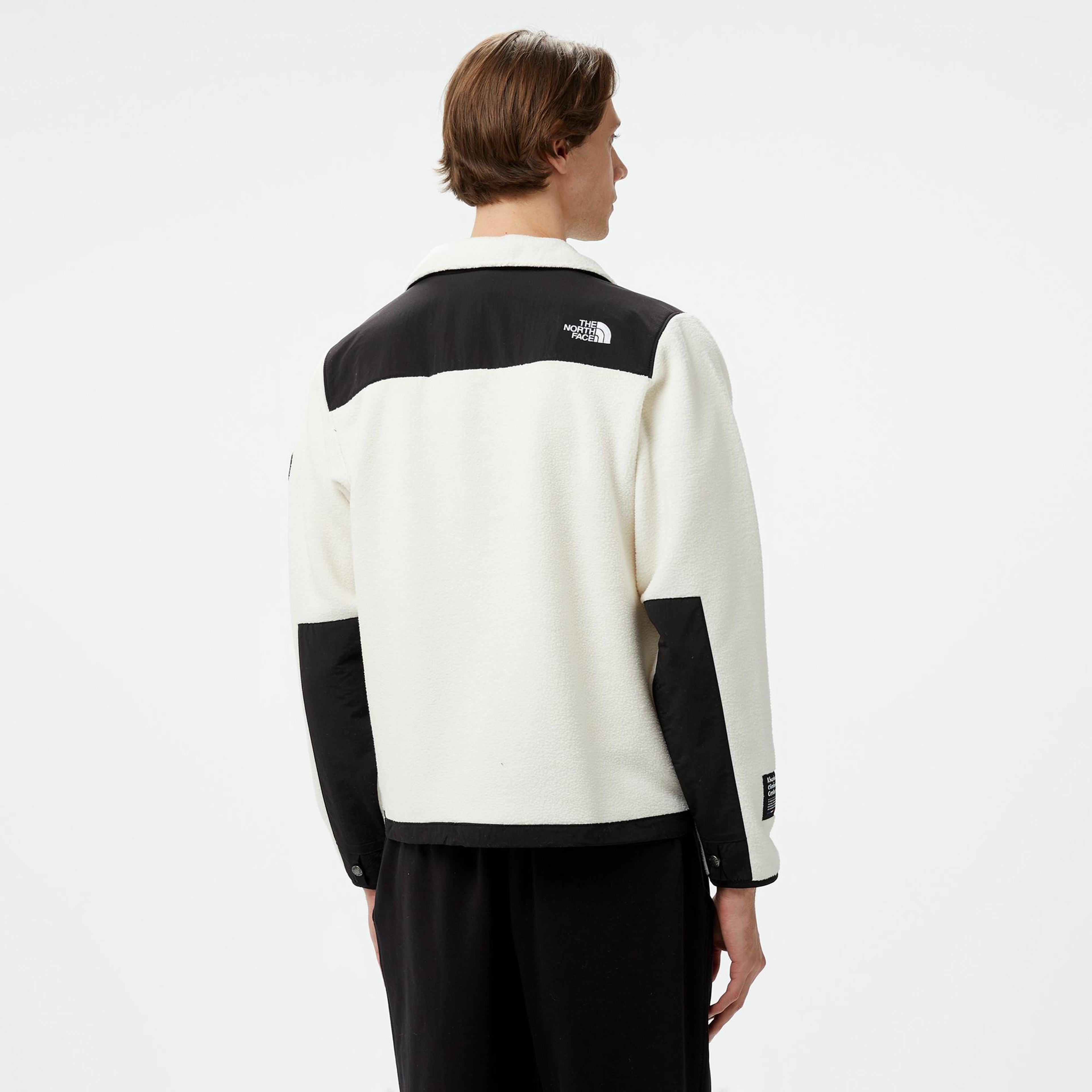 The North Face Retro Denali Erkek Beyaz/Siyah Ceket
