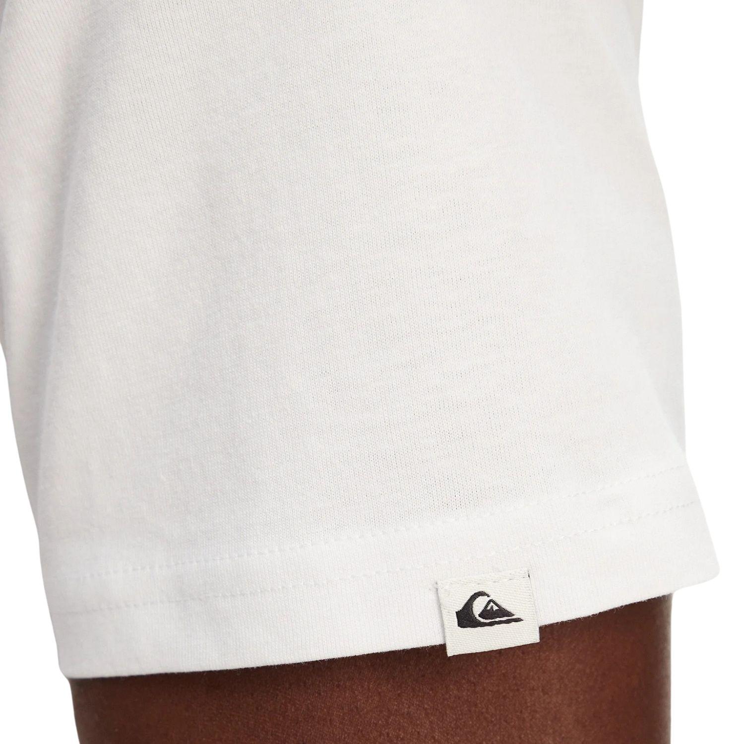 Quiksilver Palm Lines Erkek Beyaz Tişört