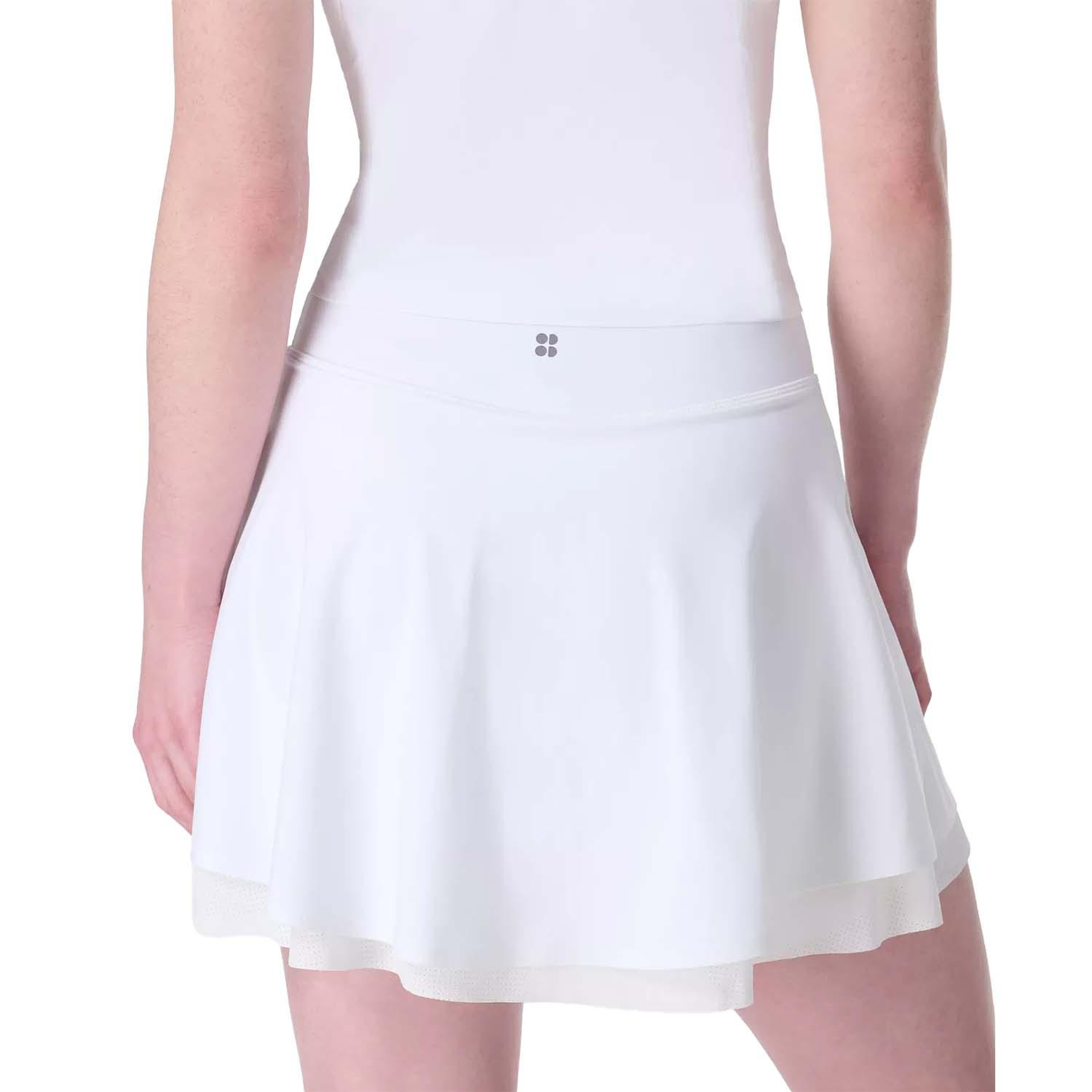 Sweaty Betty Racket Power Skort Kadın Beyaz Etek