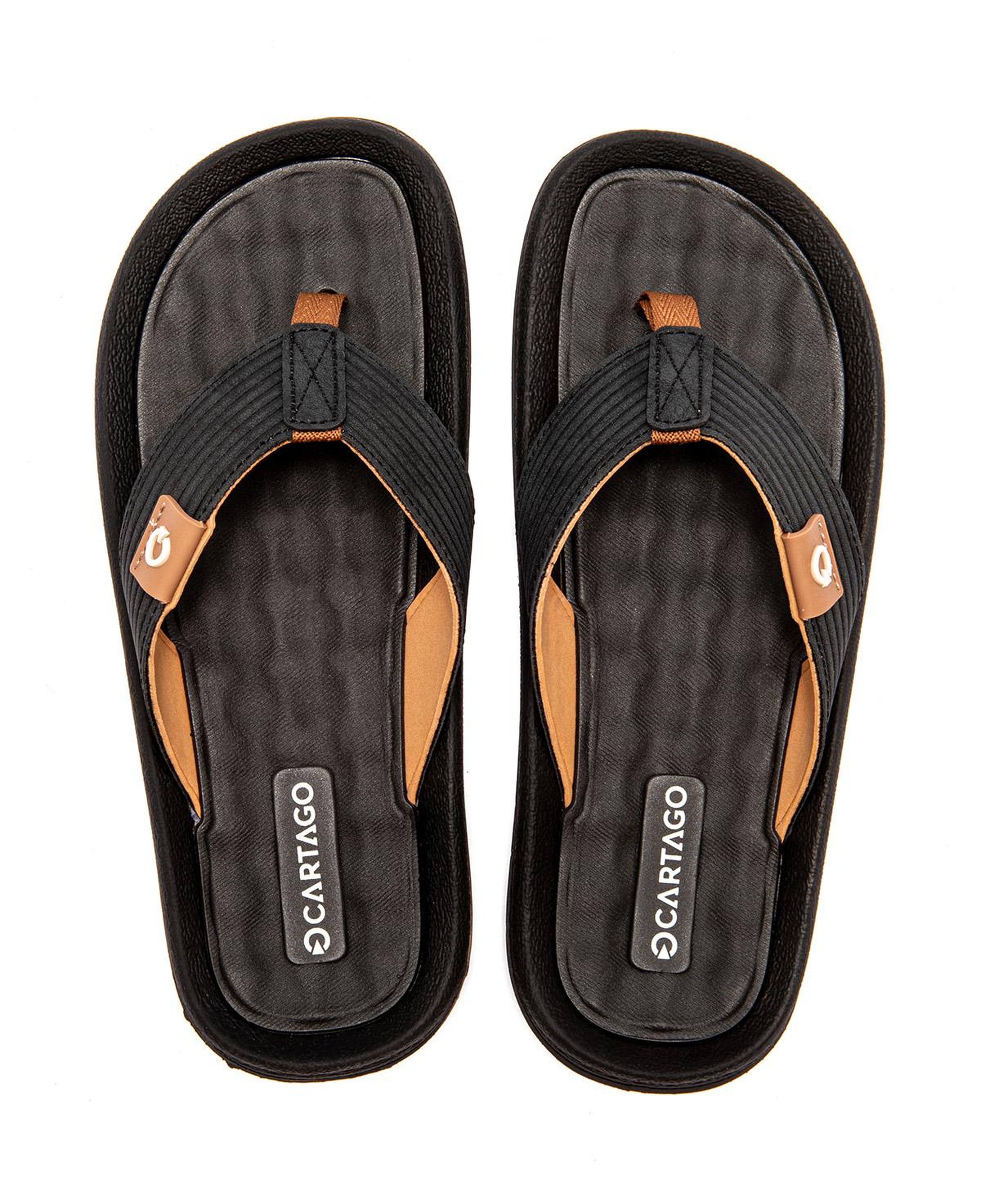 Dunas Erkek Parmak Arası Terlik Siyah-Kahverengi 39/46