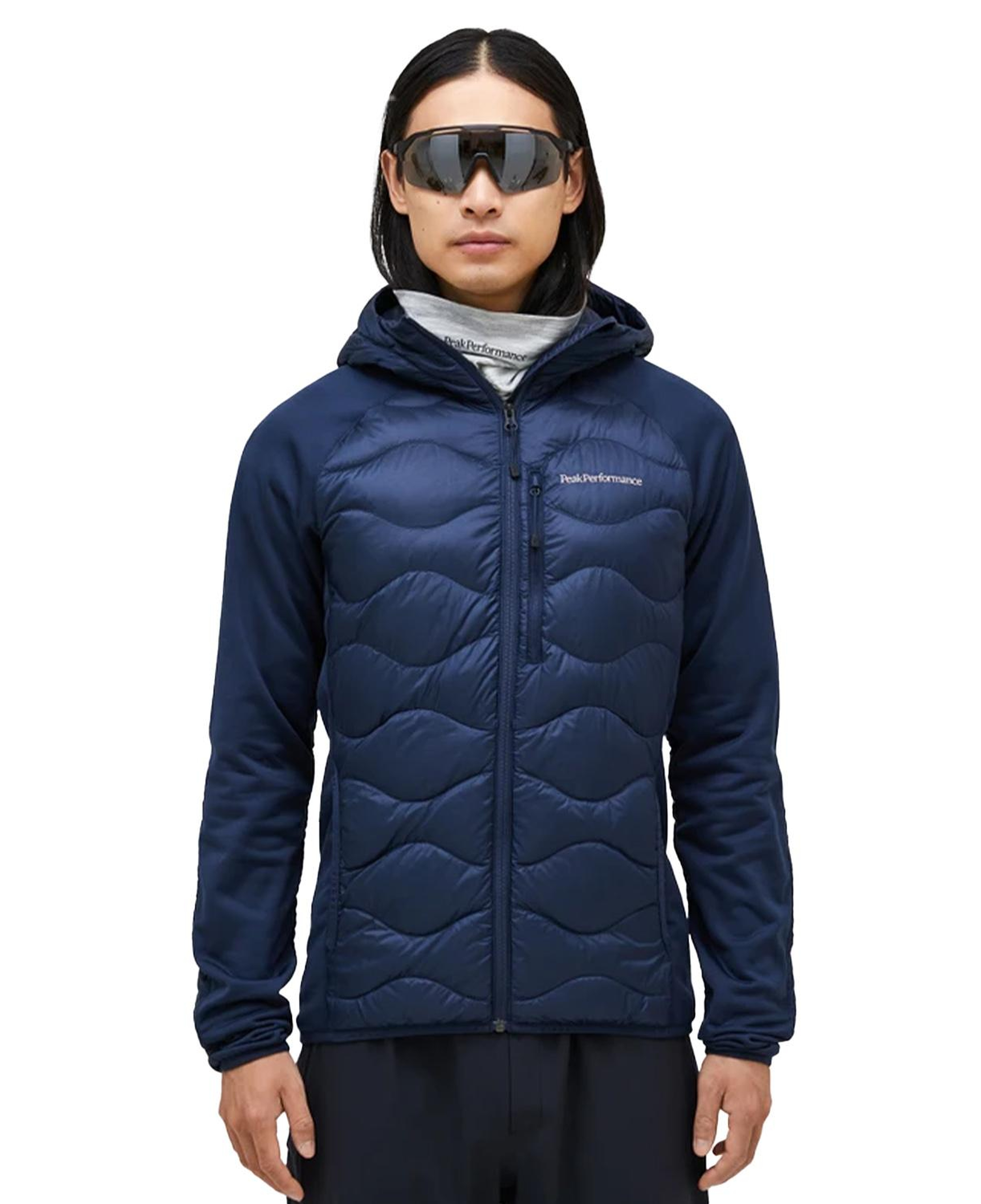 Peak Performance Helium Down Hybrid Hood Erkek Mavi Outdoor Ceketi