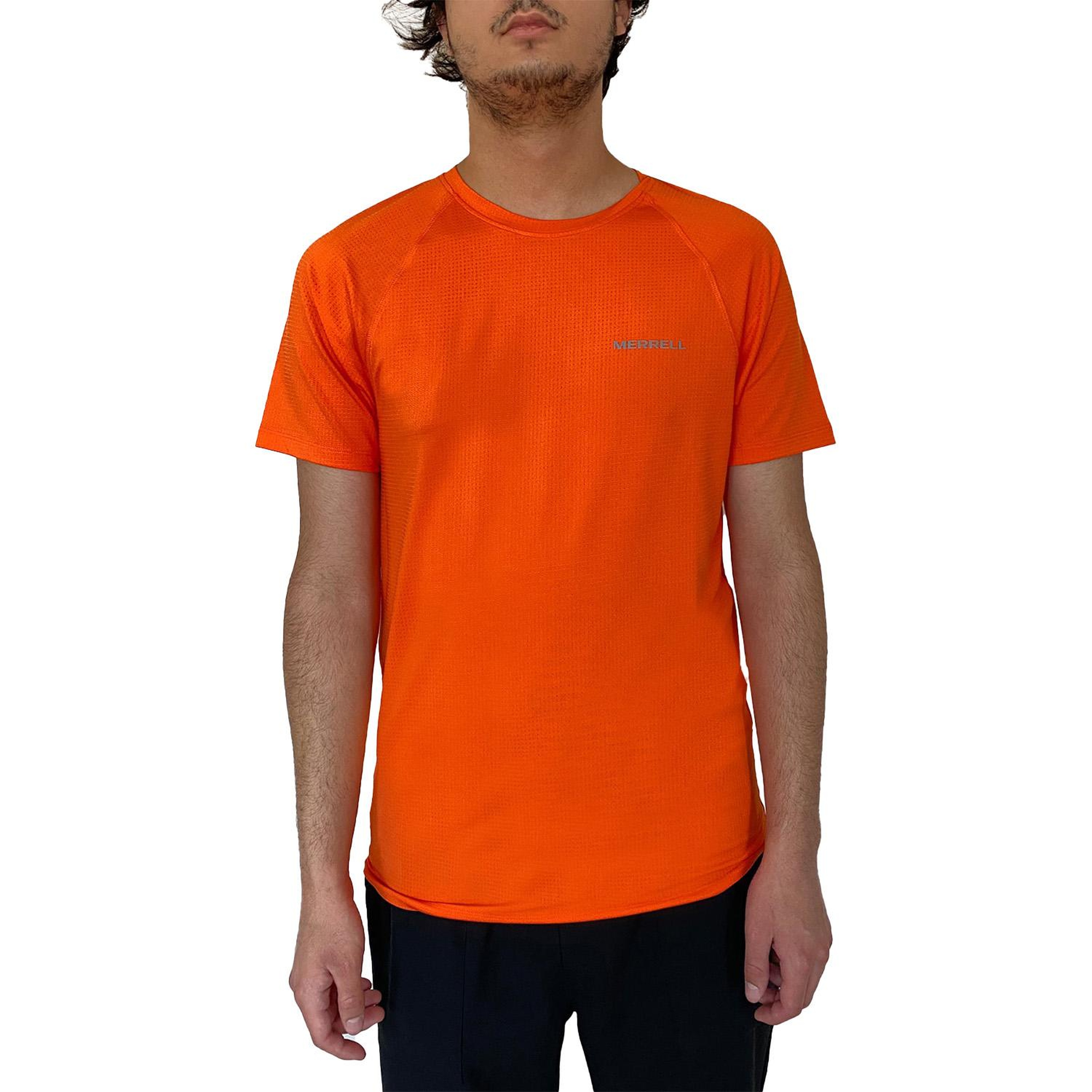 Merrell Tend Erkek Turuncu Koşu Tişört