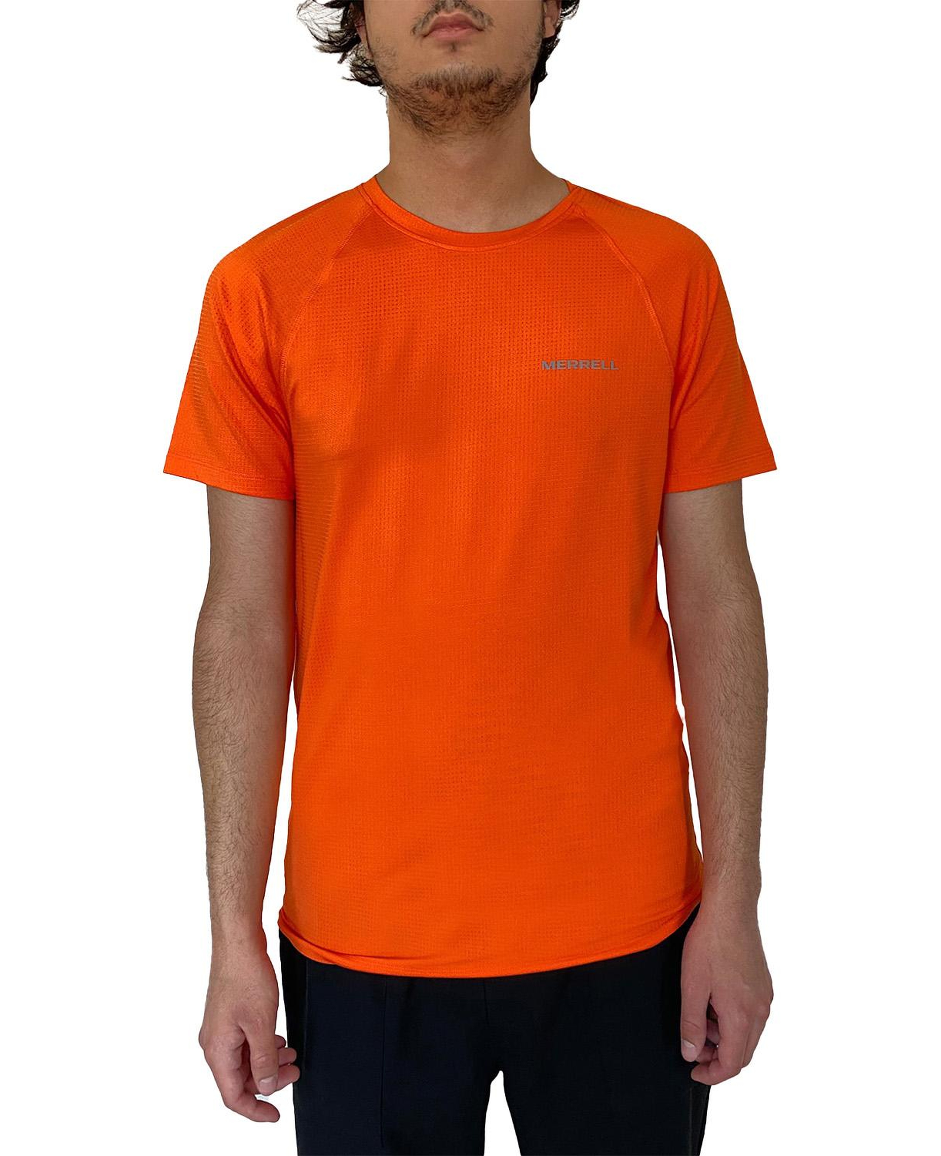 Merrell Tend Erkek Turuncu Koşu Tişört