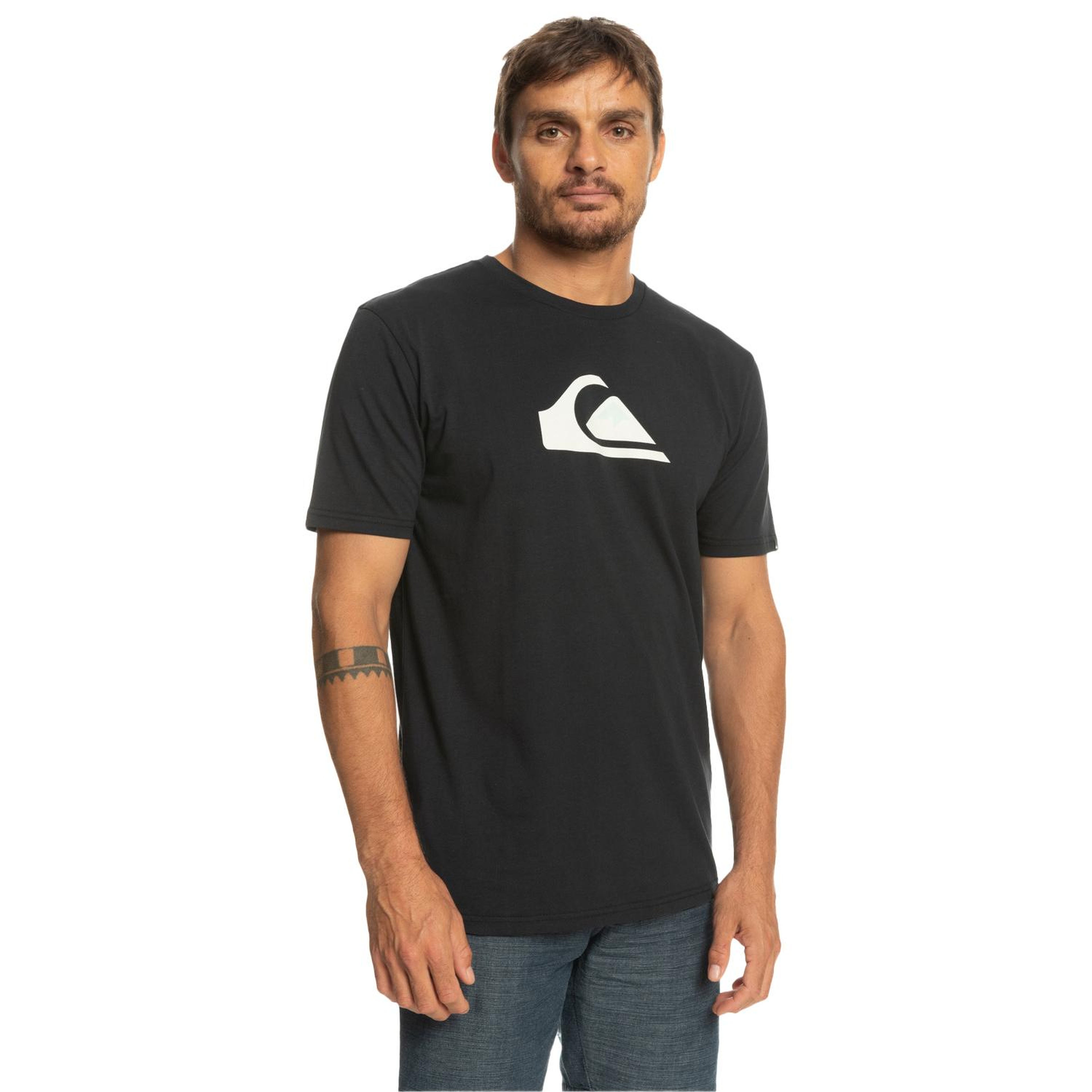 Quiksilver Complogo Erkek Siyah Tişört