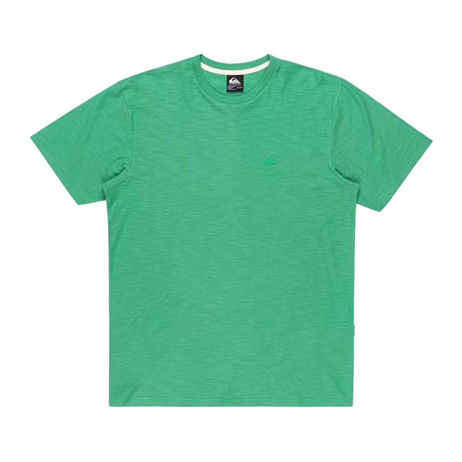 Quiksilver Slub Roundneck Erkek Yeşil Tişört